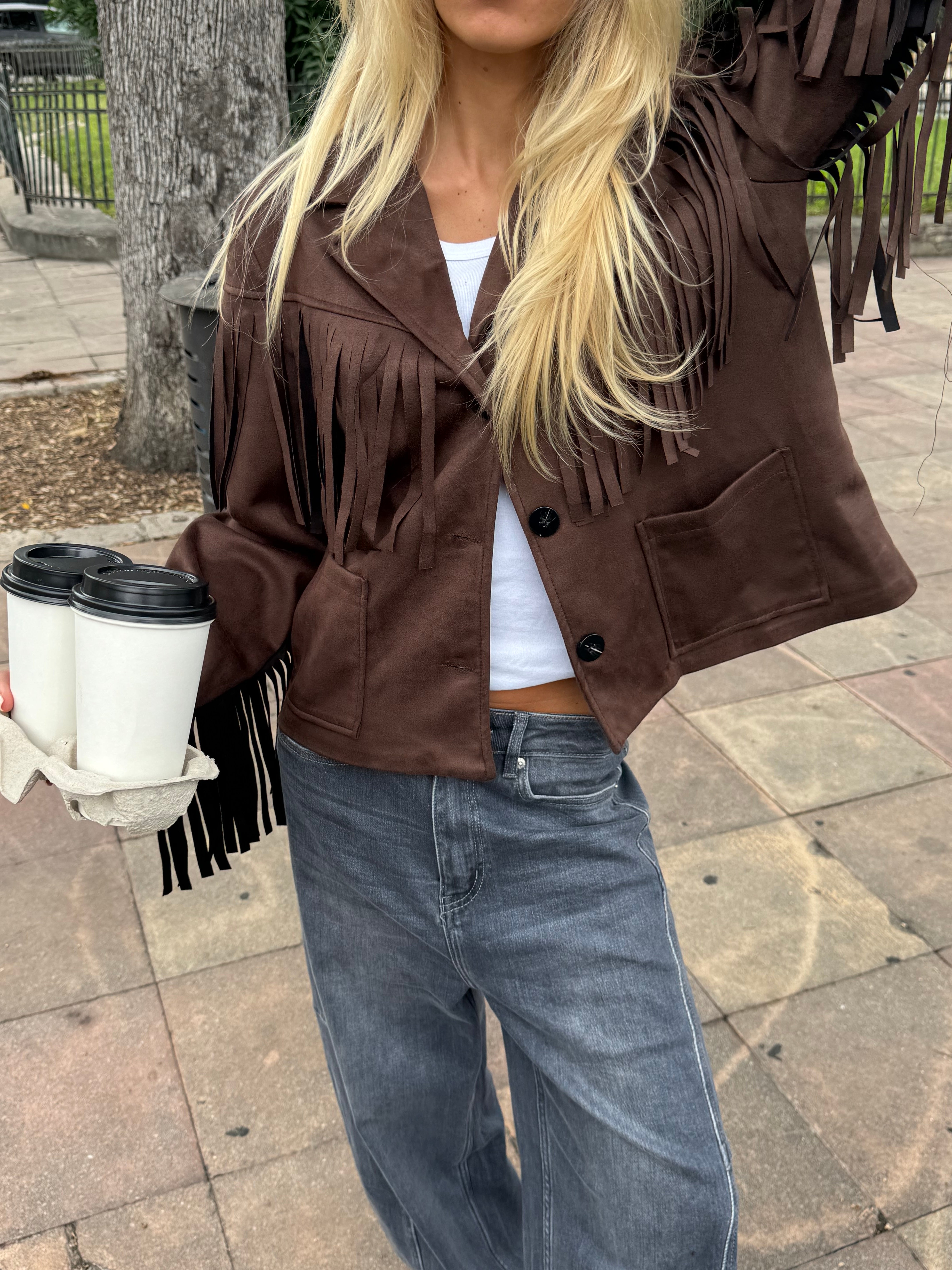 Veste Laëticia marron