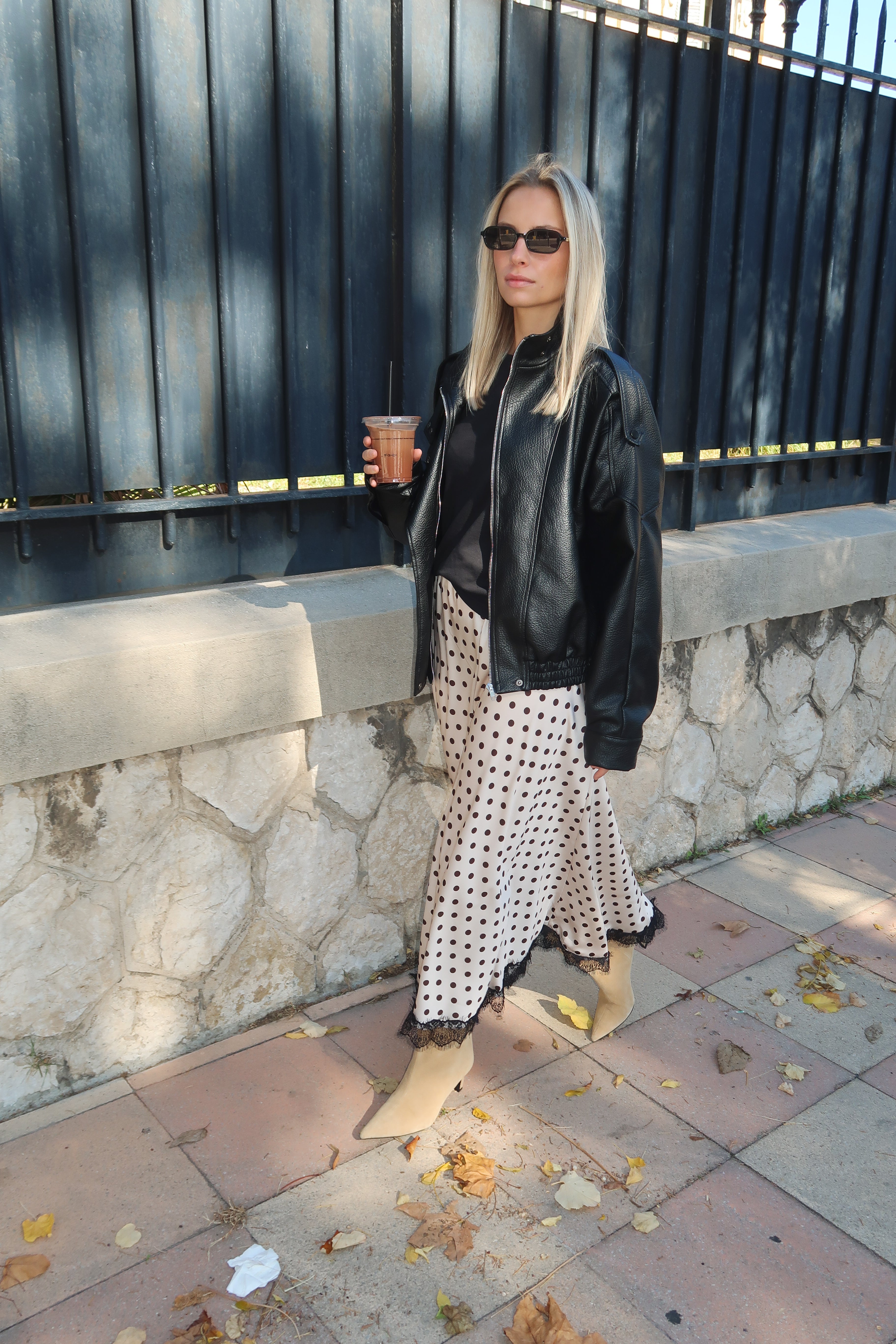 Clothilde beige skirt