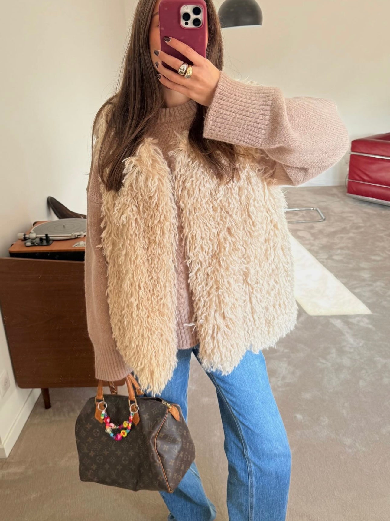 Beige Charlotte-Jacke
