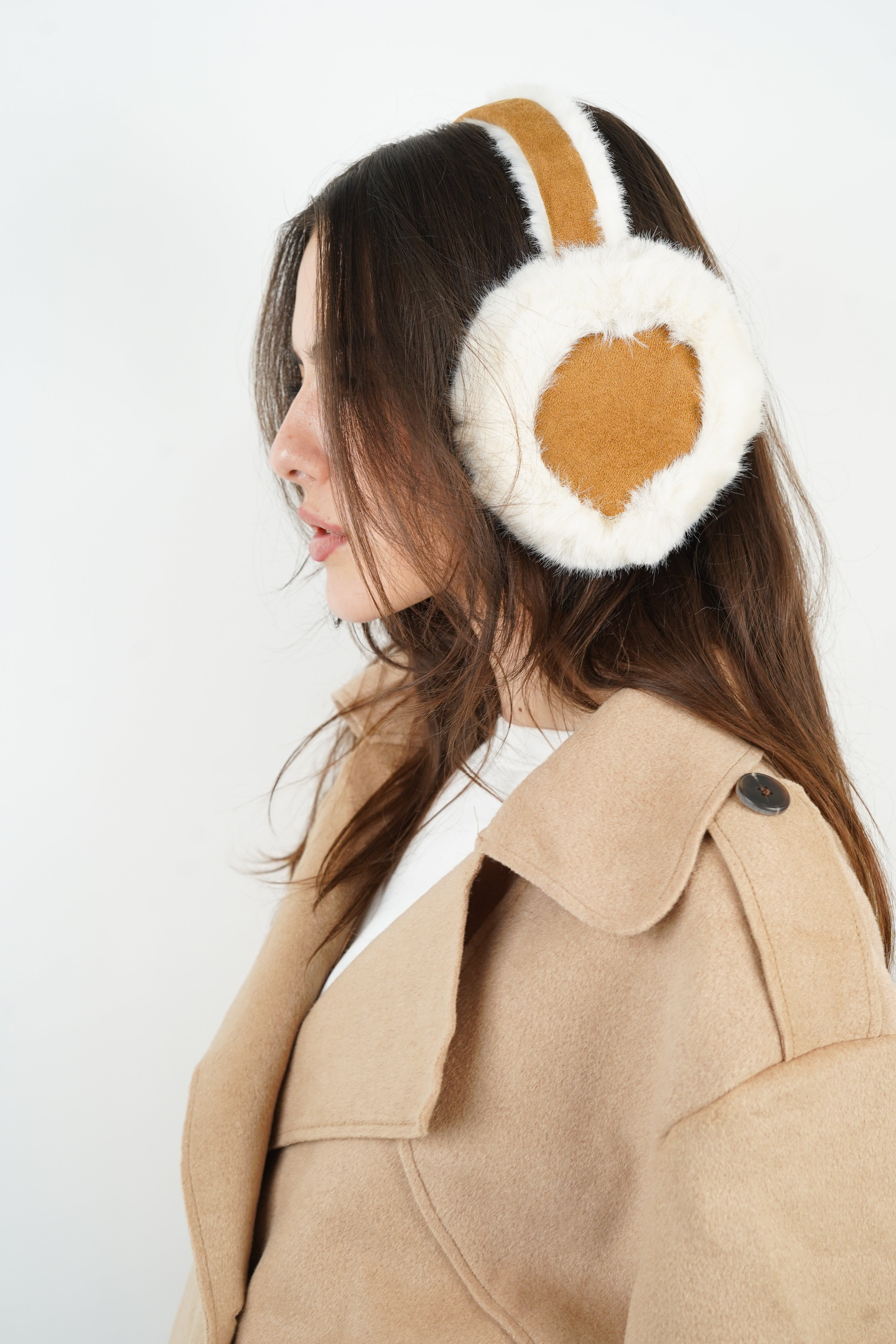 Léna camel earmuffs