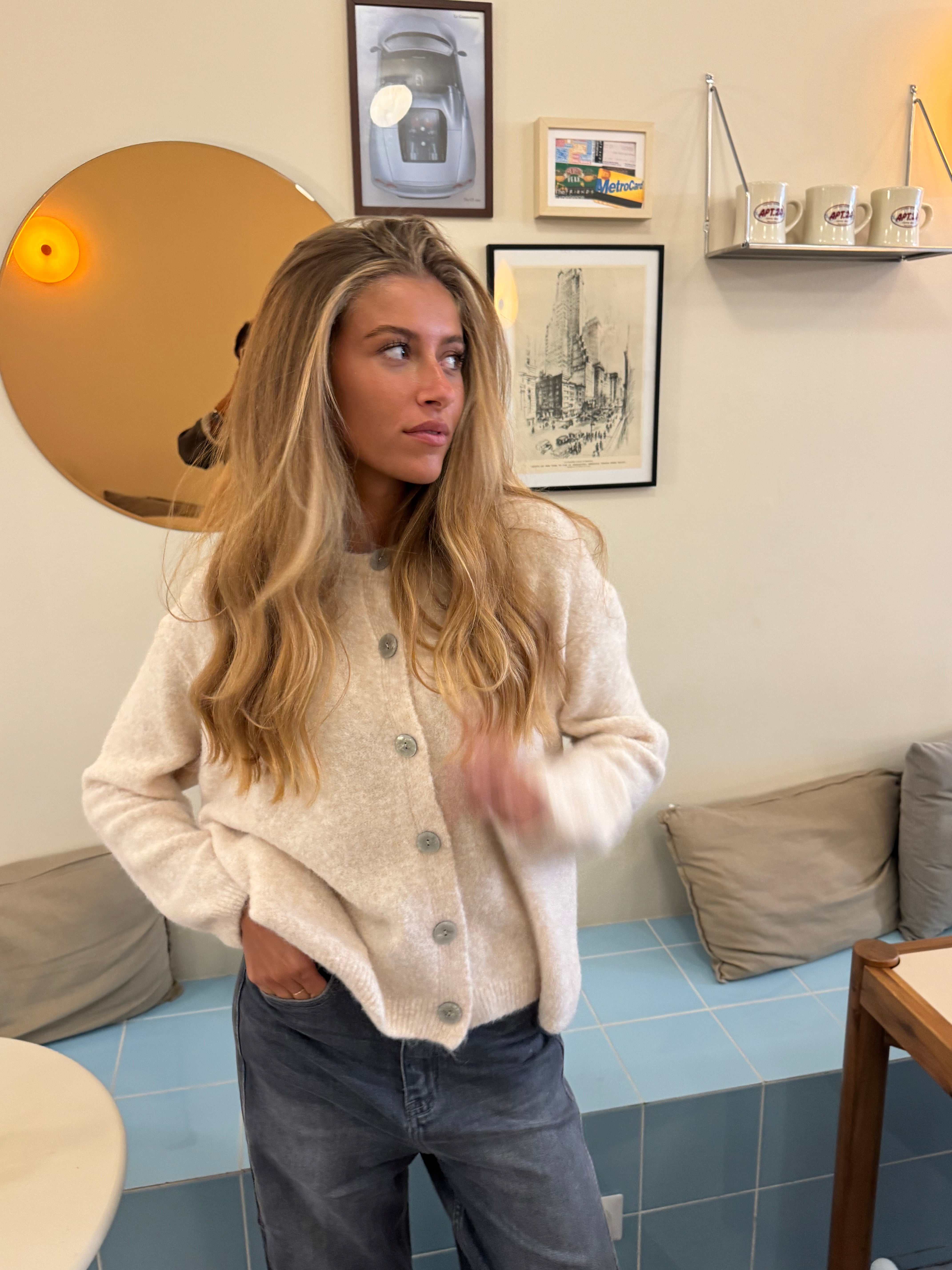 Beige Lorraine Weste