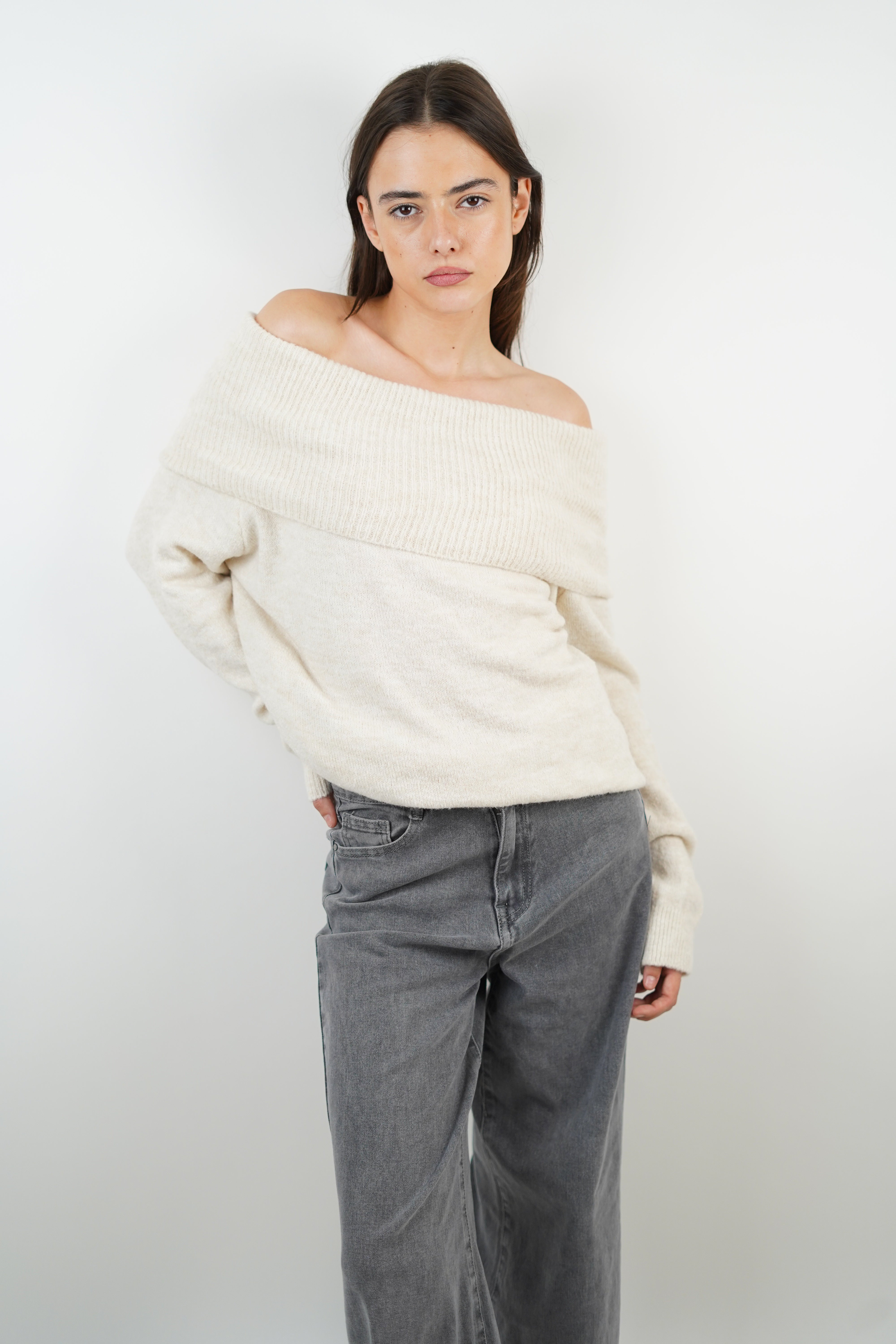 Pull Emma beige