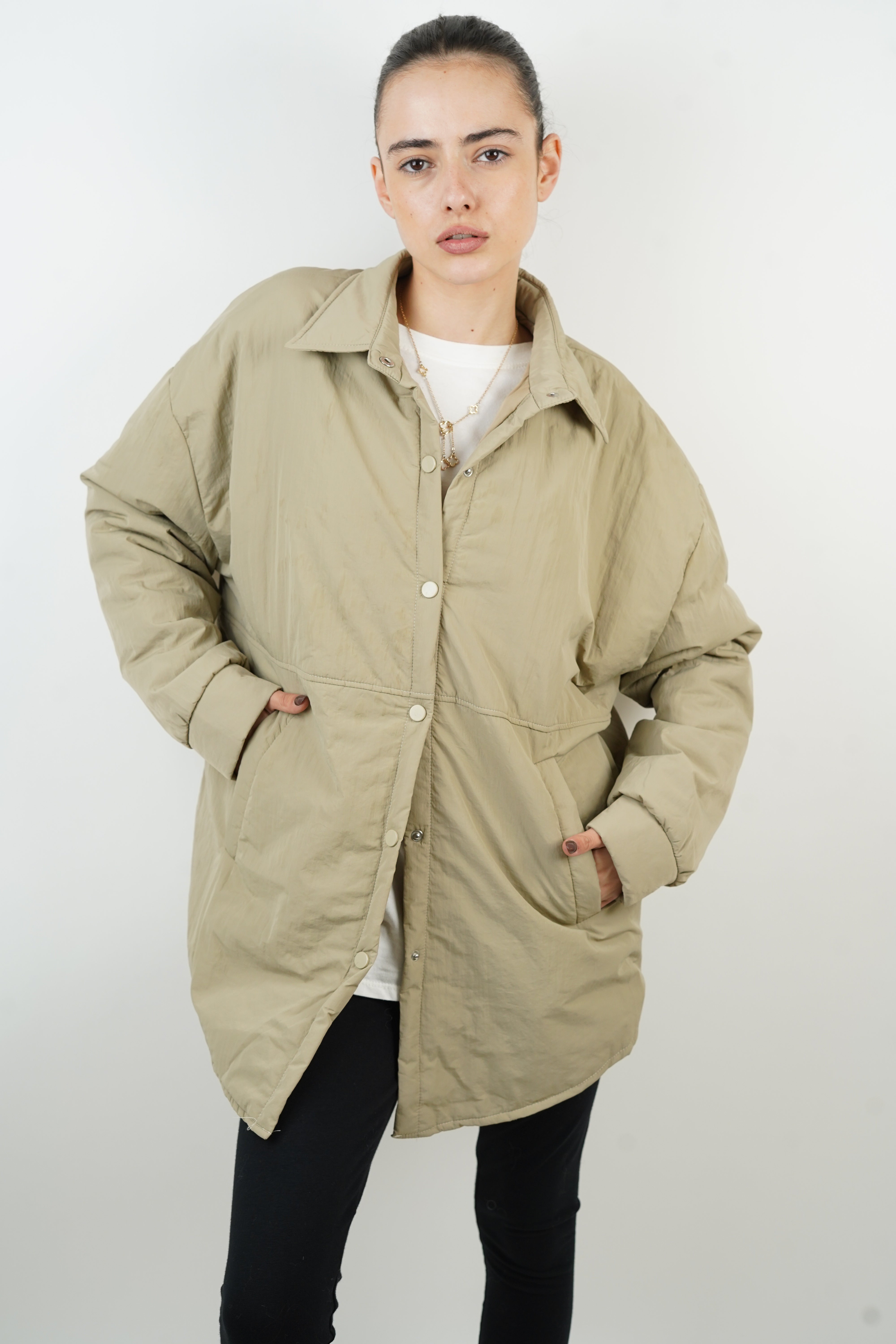 beige Elia-Jacke