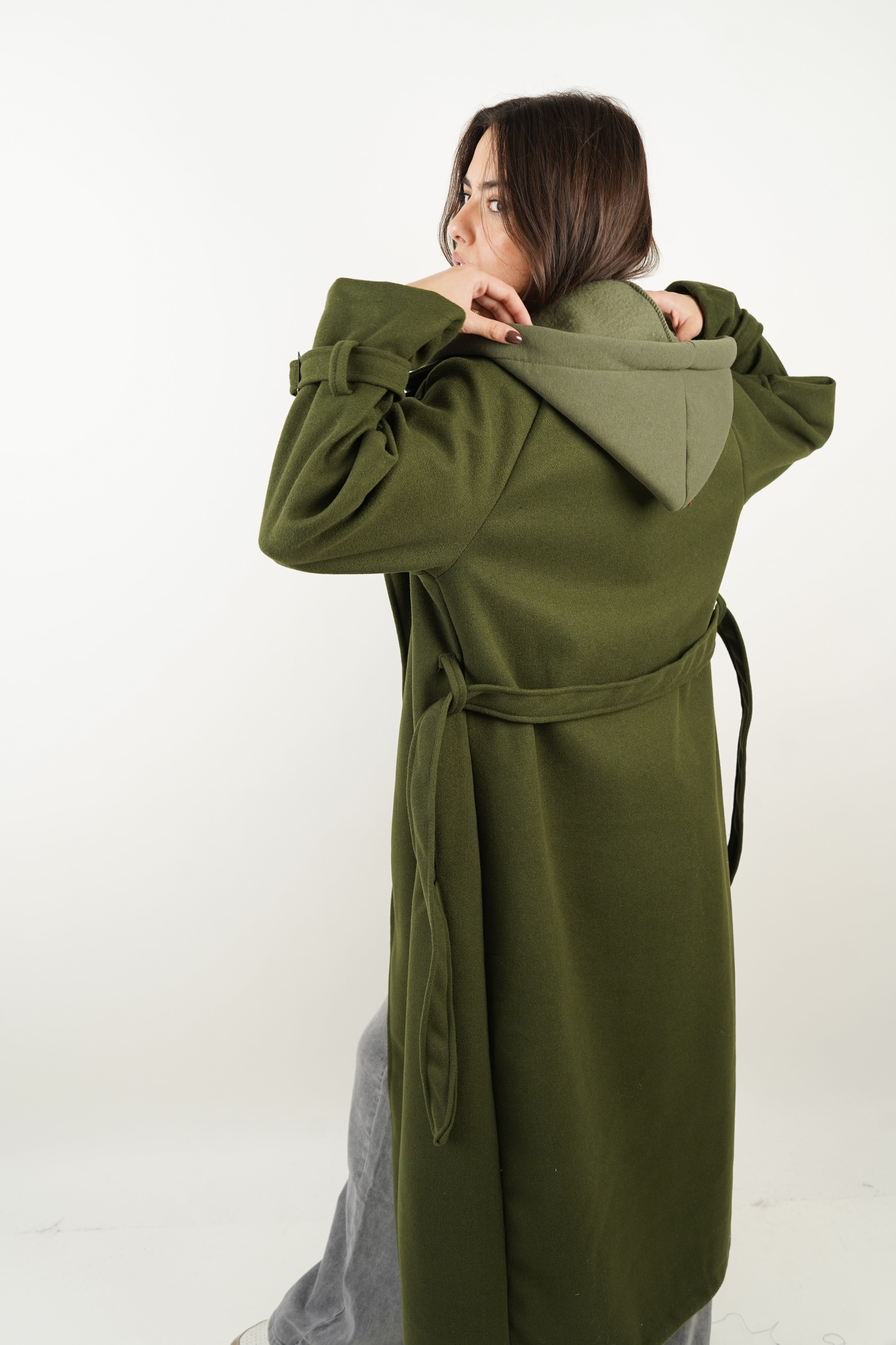 Sasha khaki coat