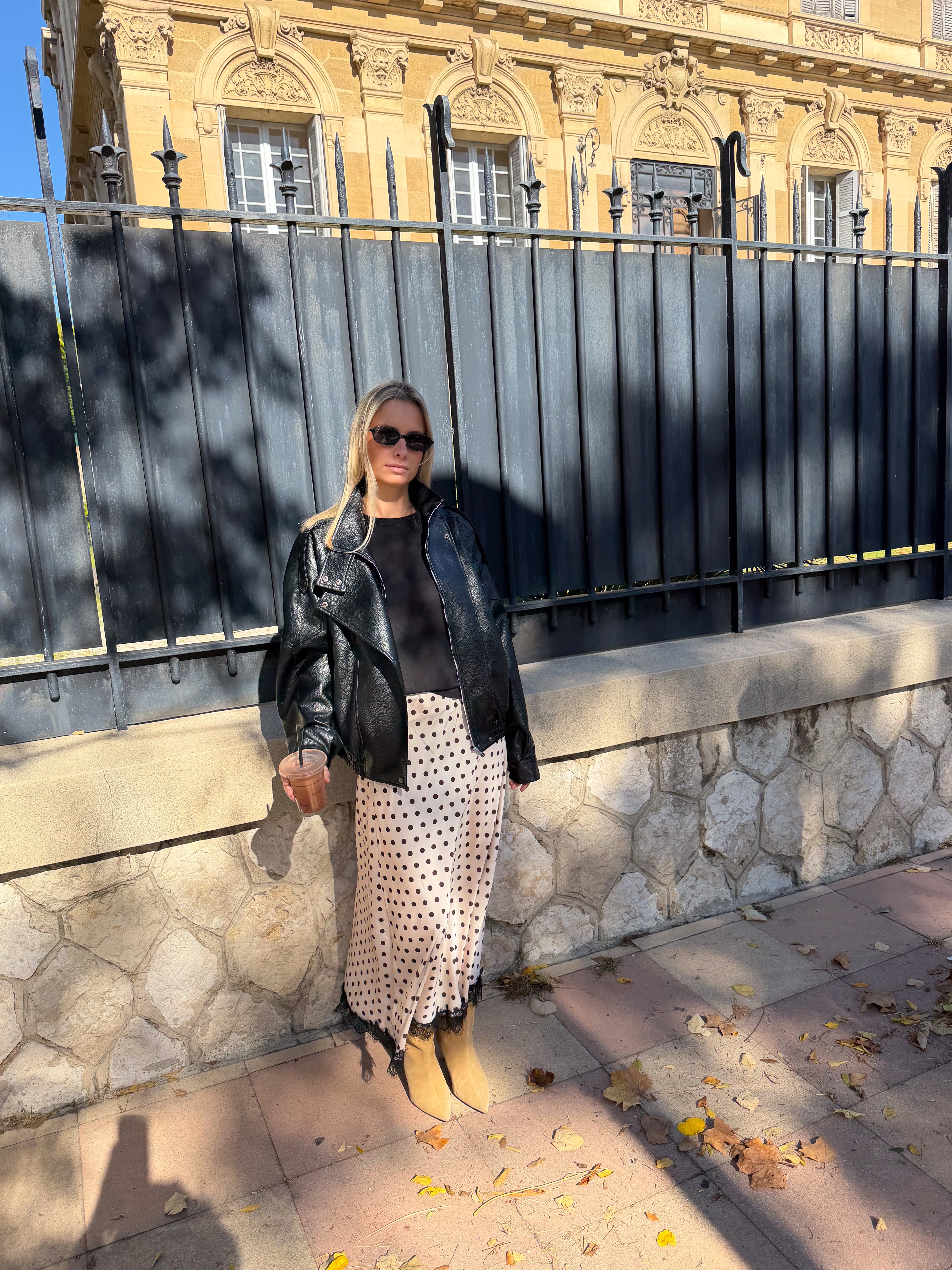 Clothilde beige skirt