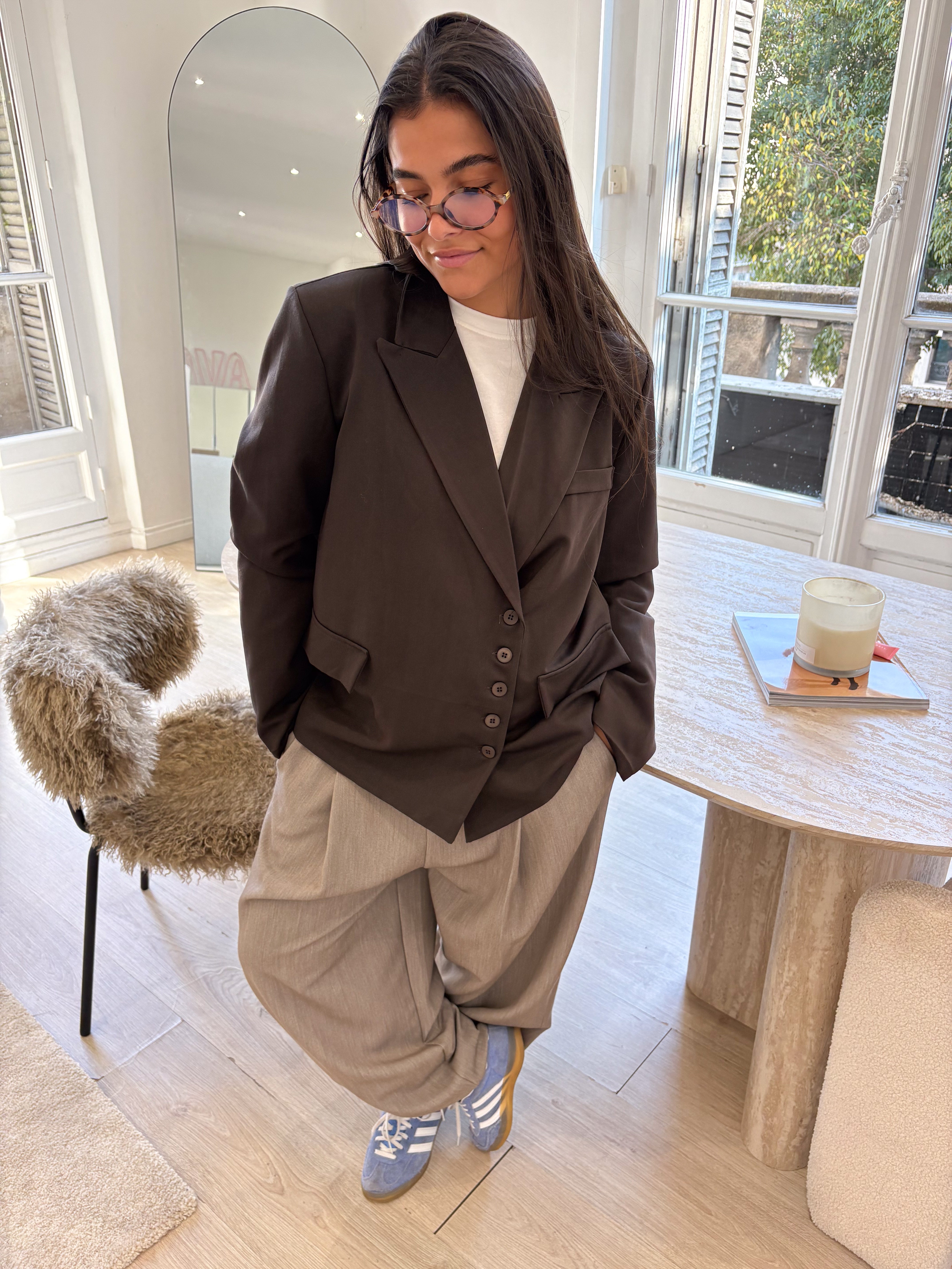 Blazer Katherine marron