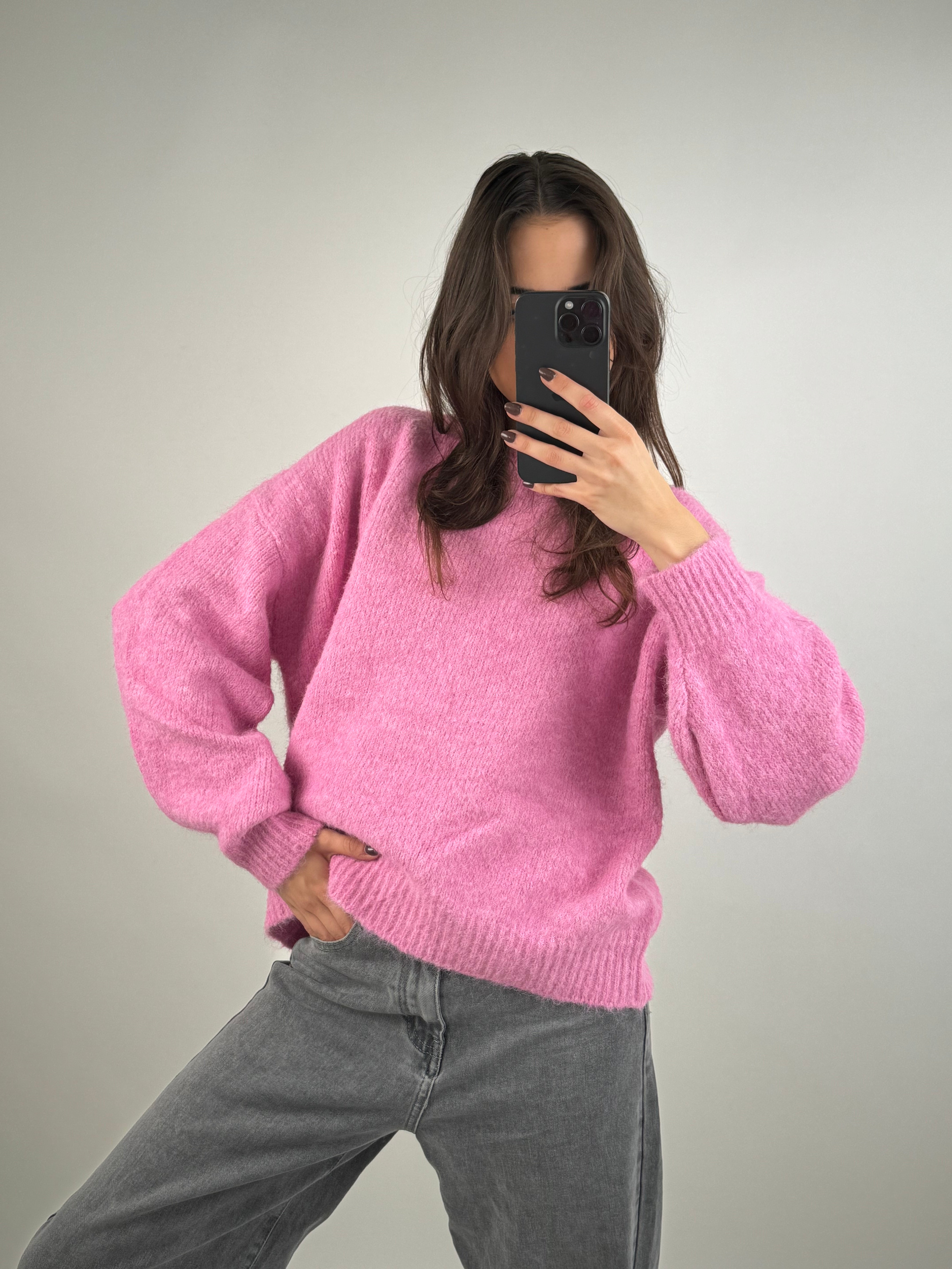 Ella pink sweater