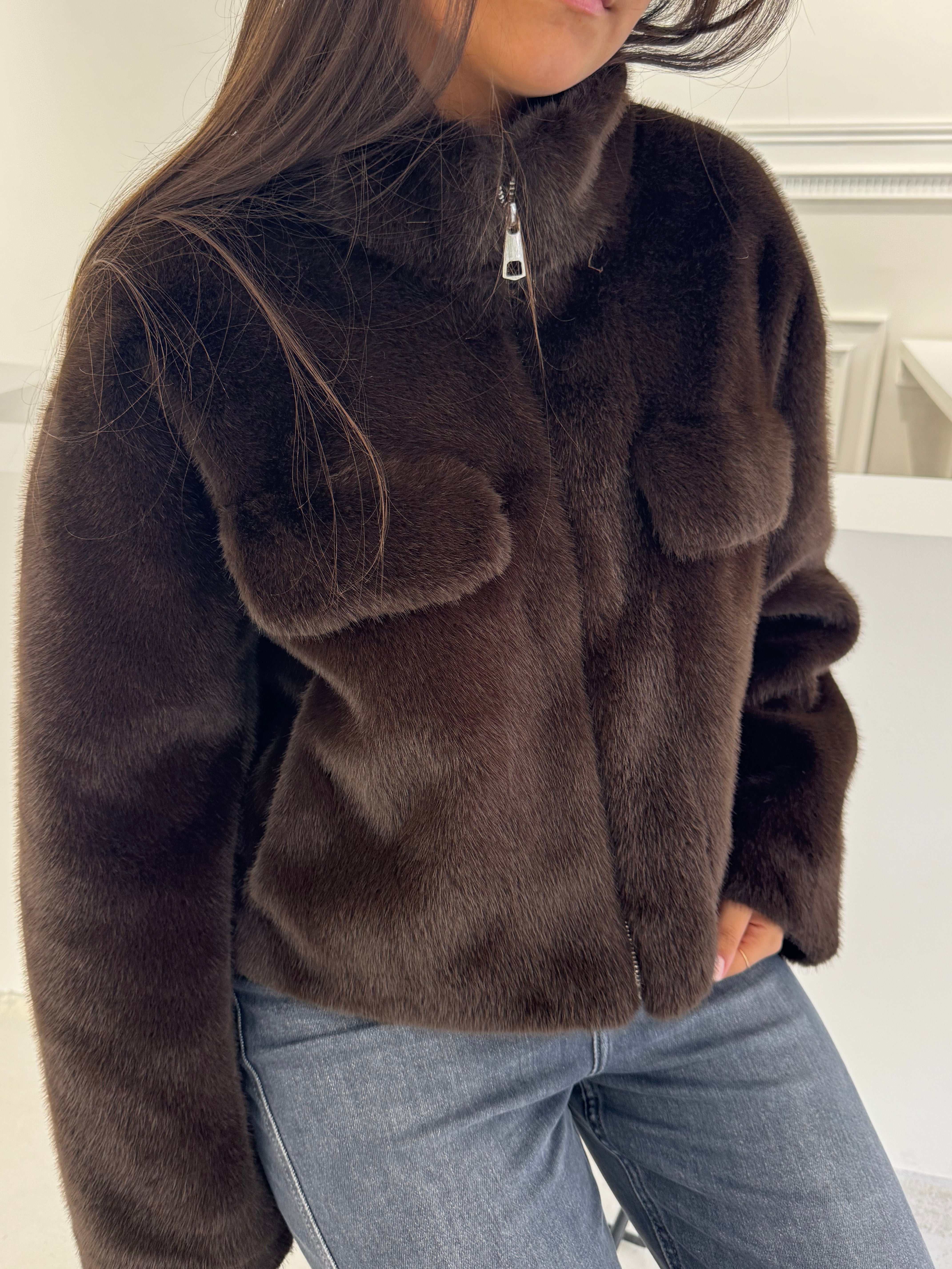 Braune Heloise-Jacke