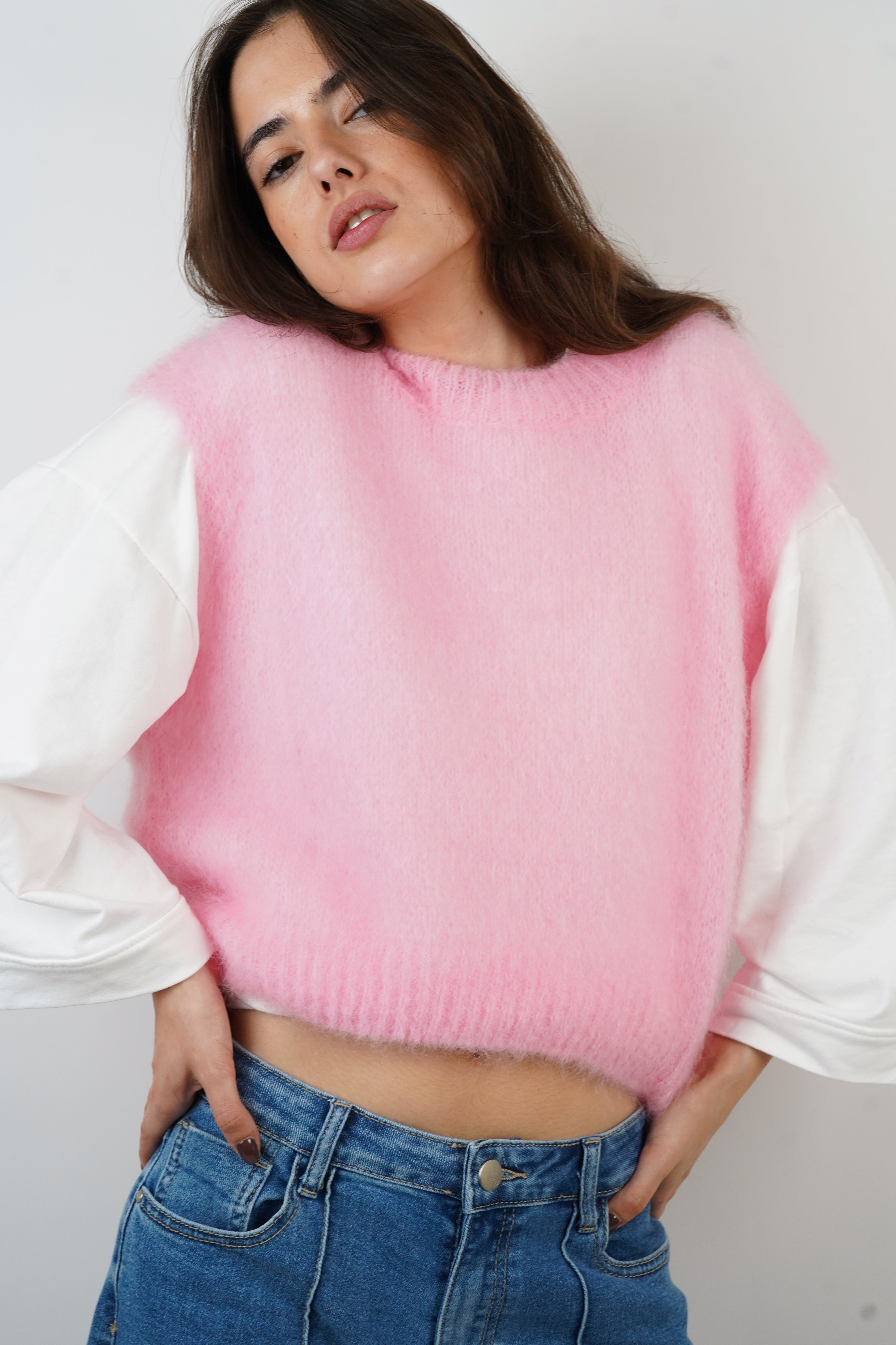 Romy pink sweater