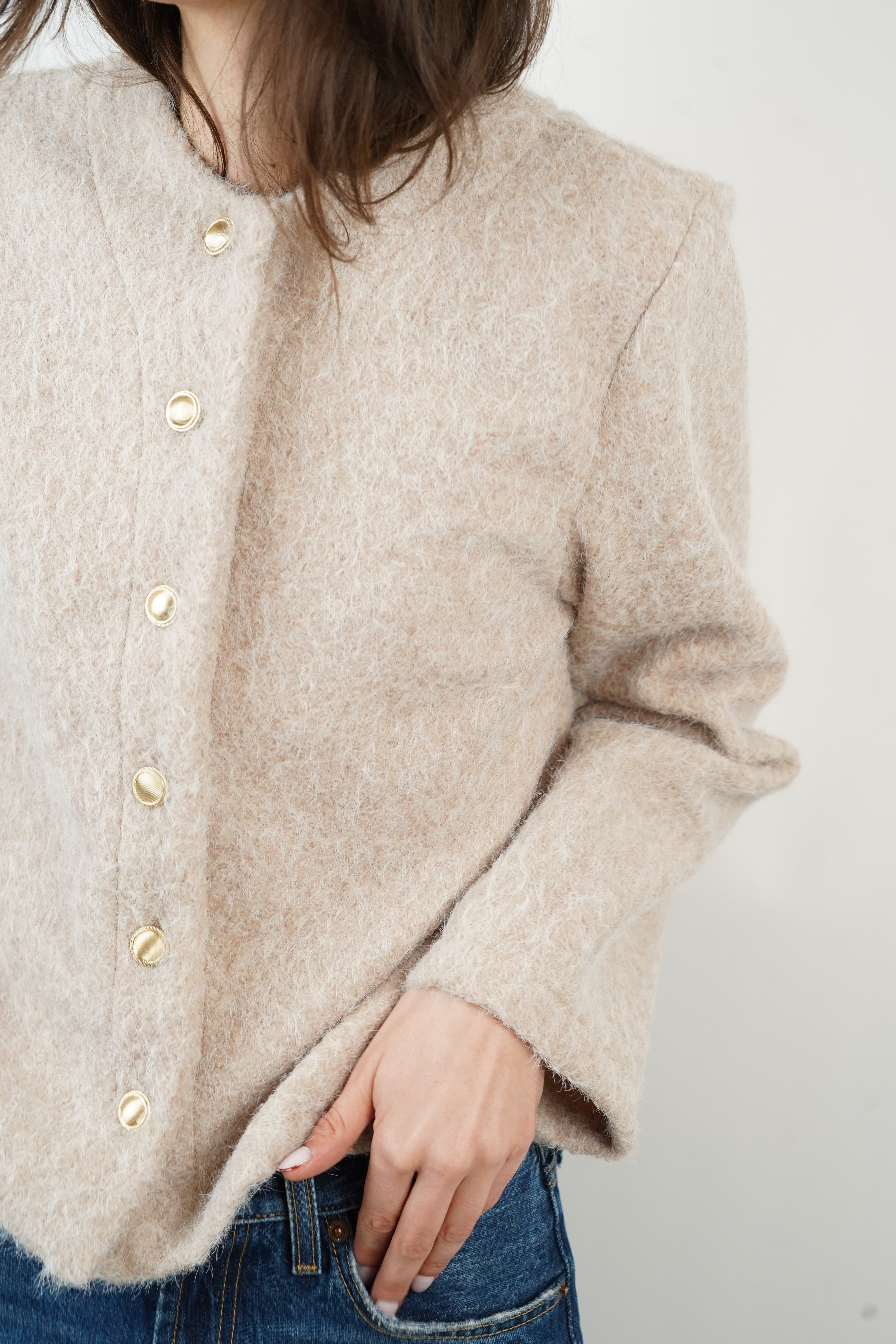 Beige Lina Cardigan