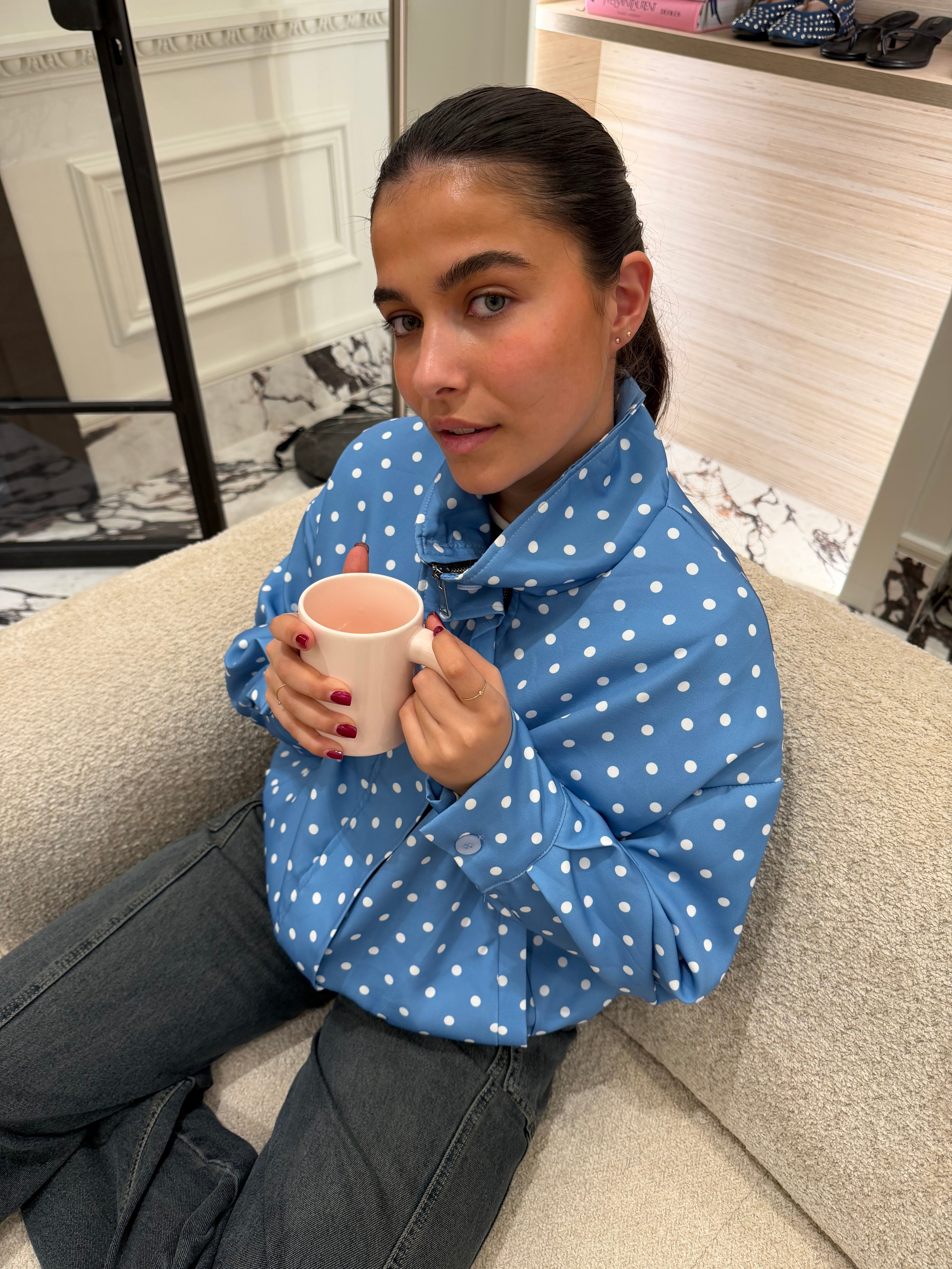 Light Blue Navy Jacket