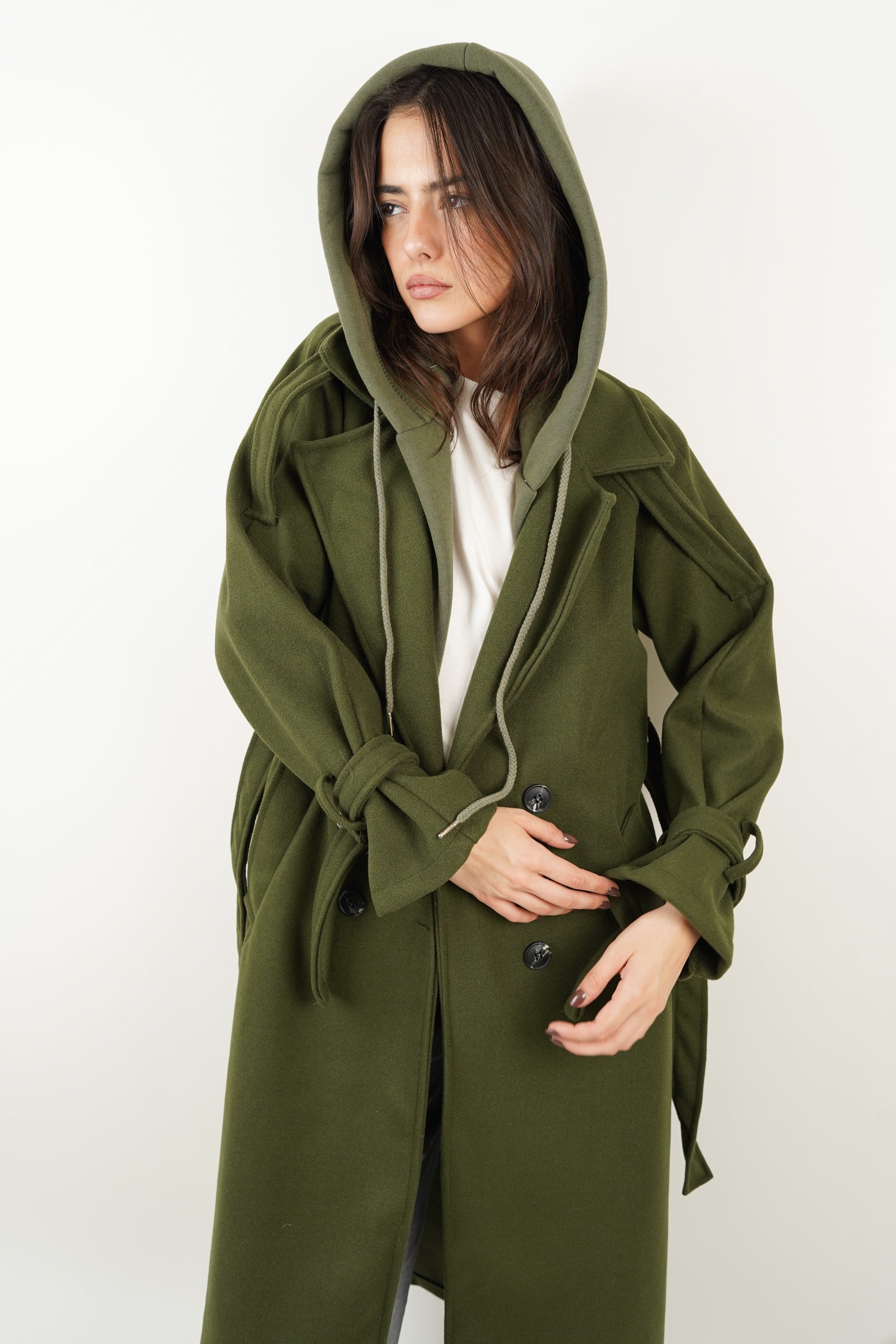 Sasha khaki coat