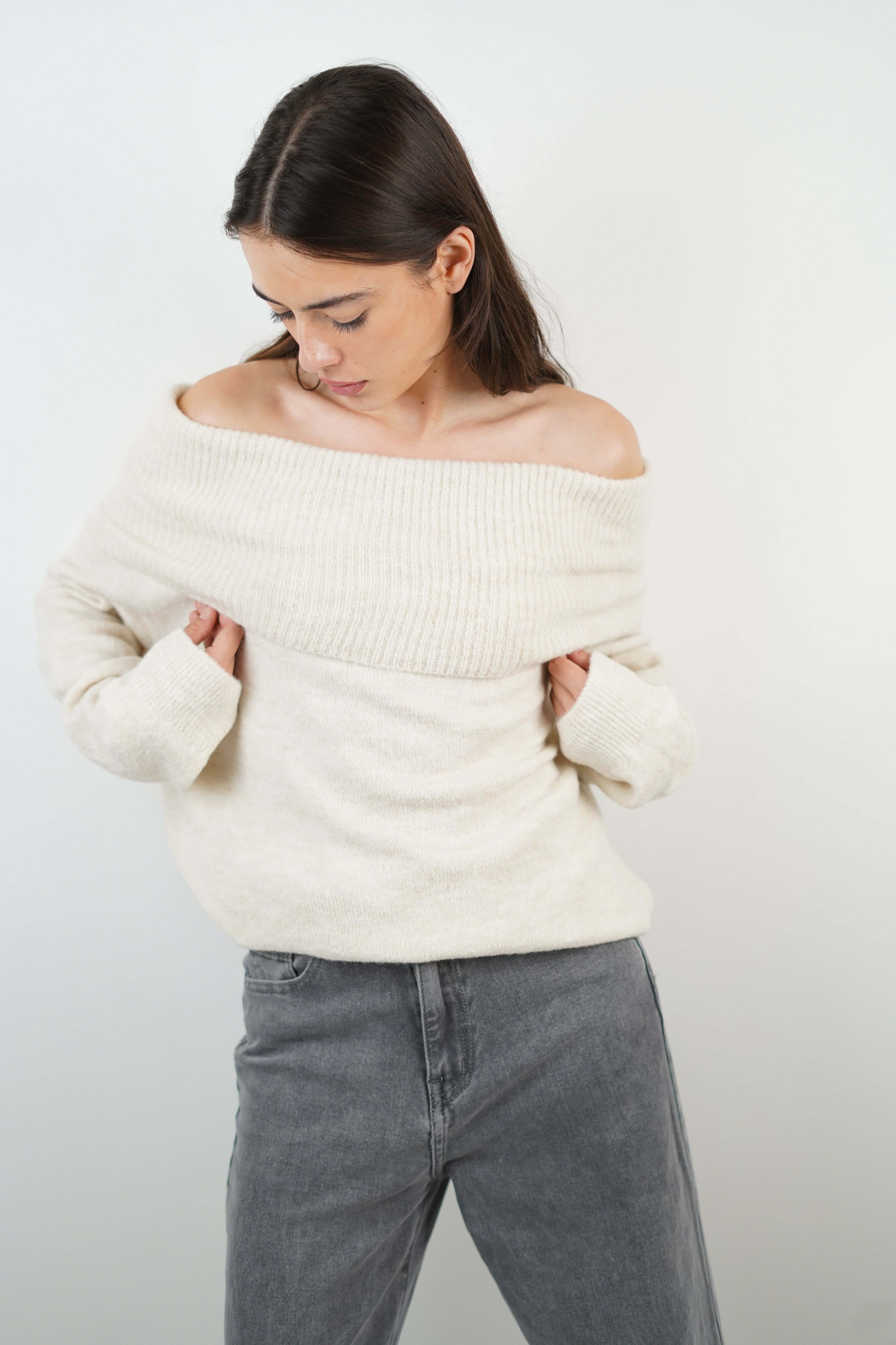 Pull Emma beige