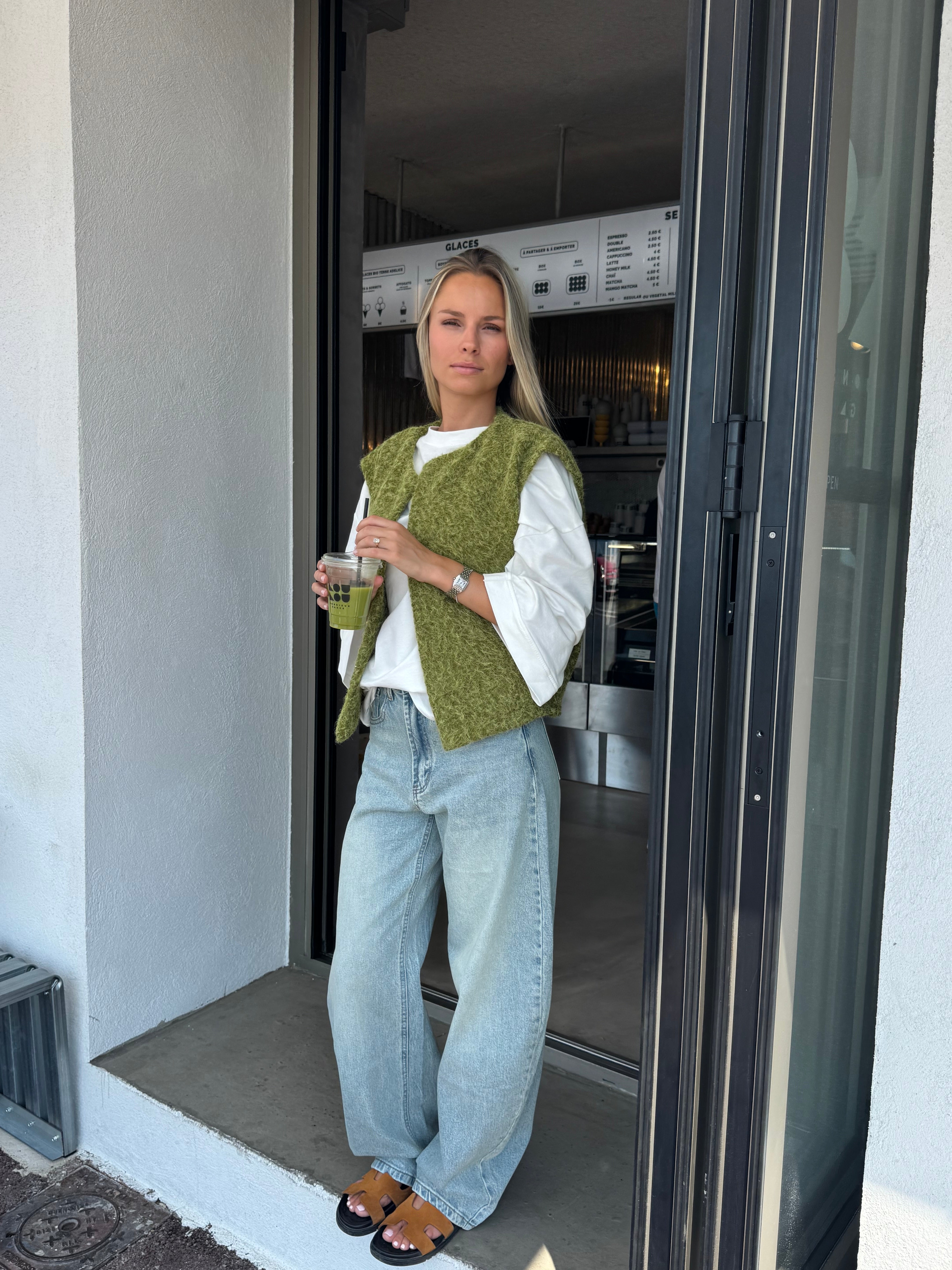 Veste Maddy vert olive