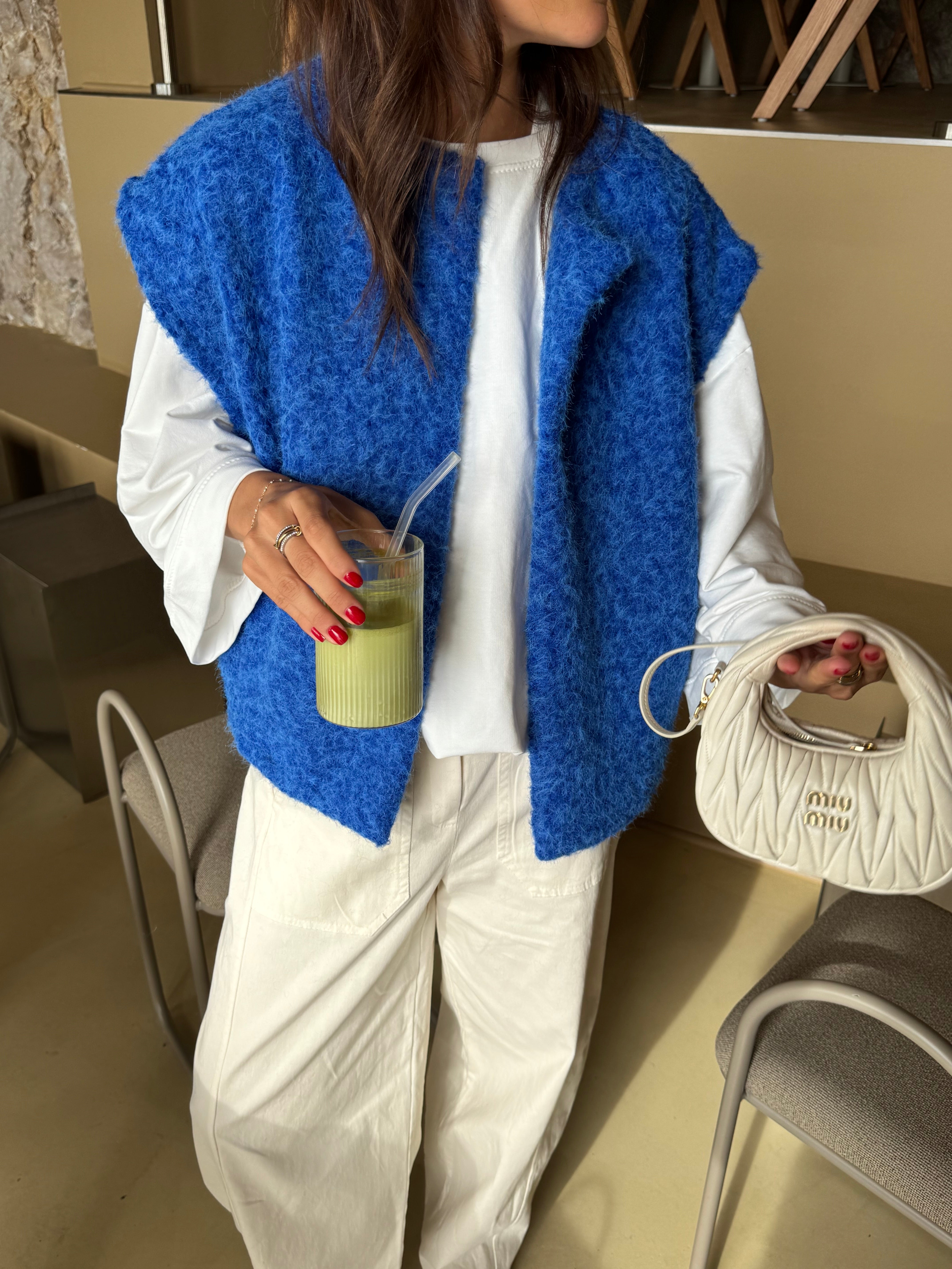 Veste Maddy bleu électrique