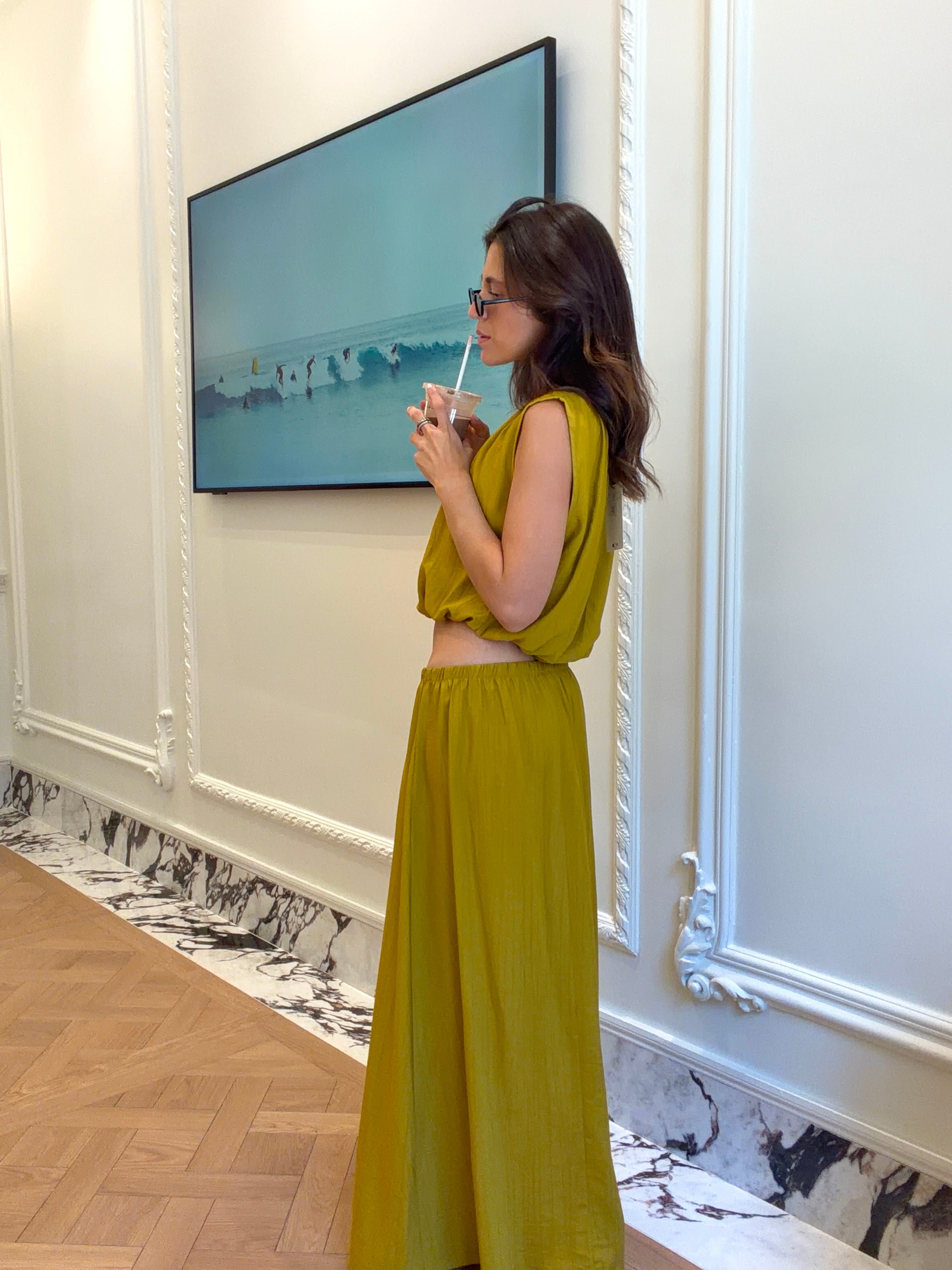 Ensemble Daniella moutarde
