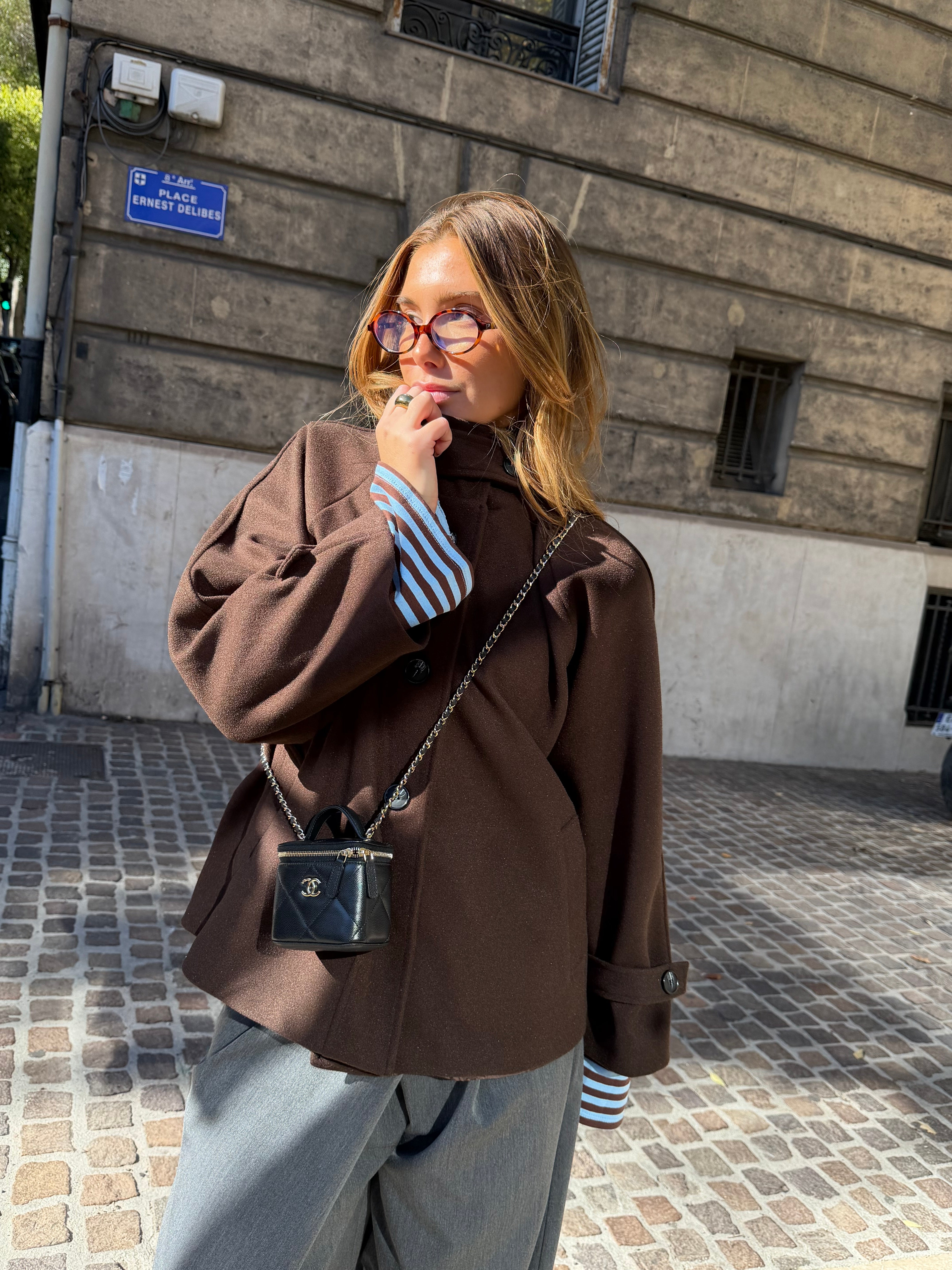 Manteau Calix marron