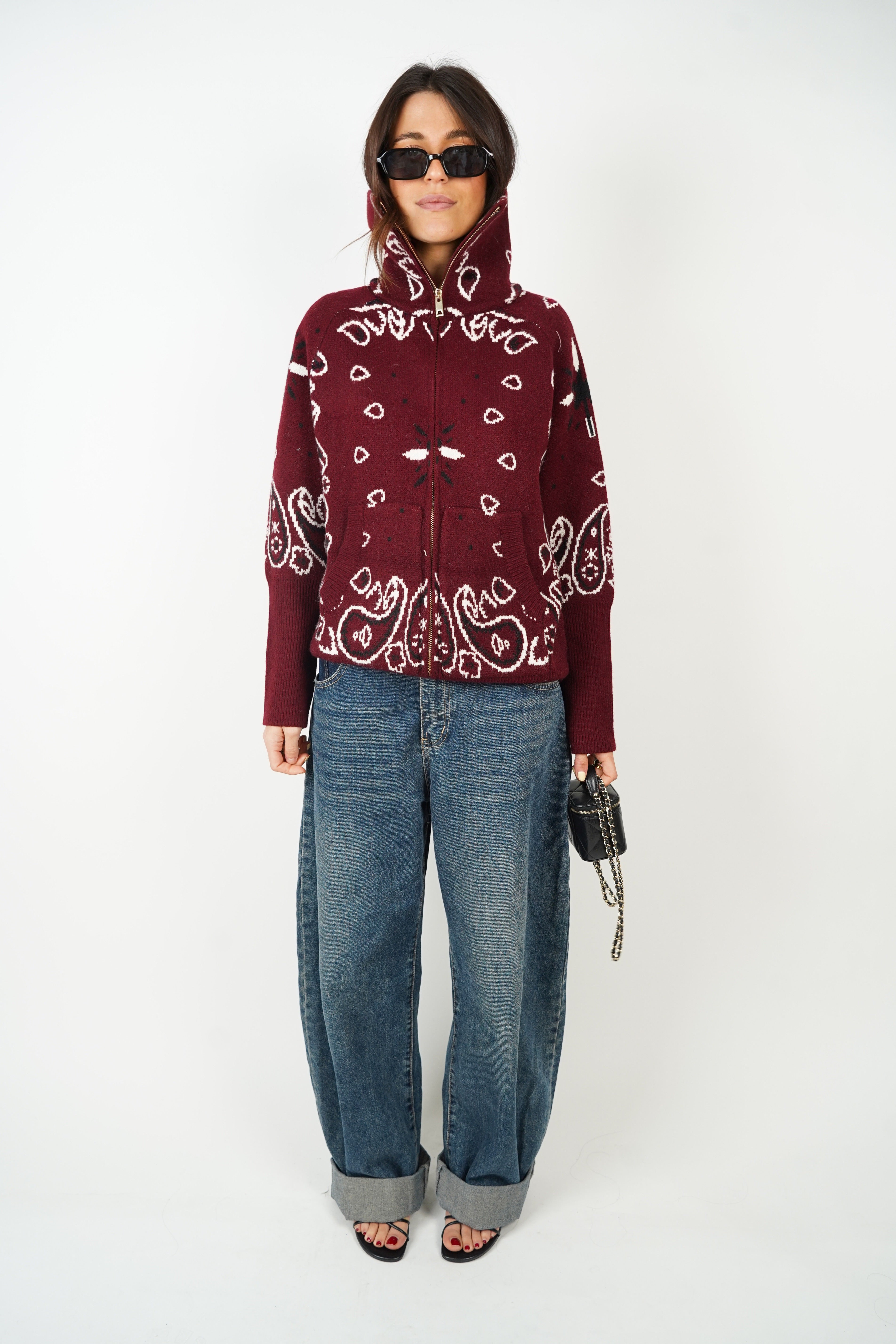 Carla-liivi bordeaux