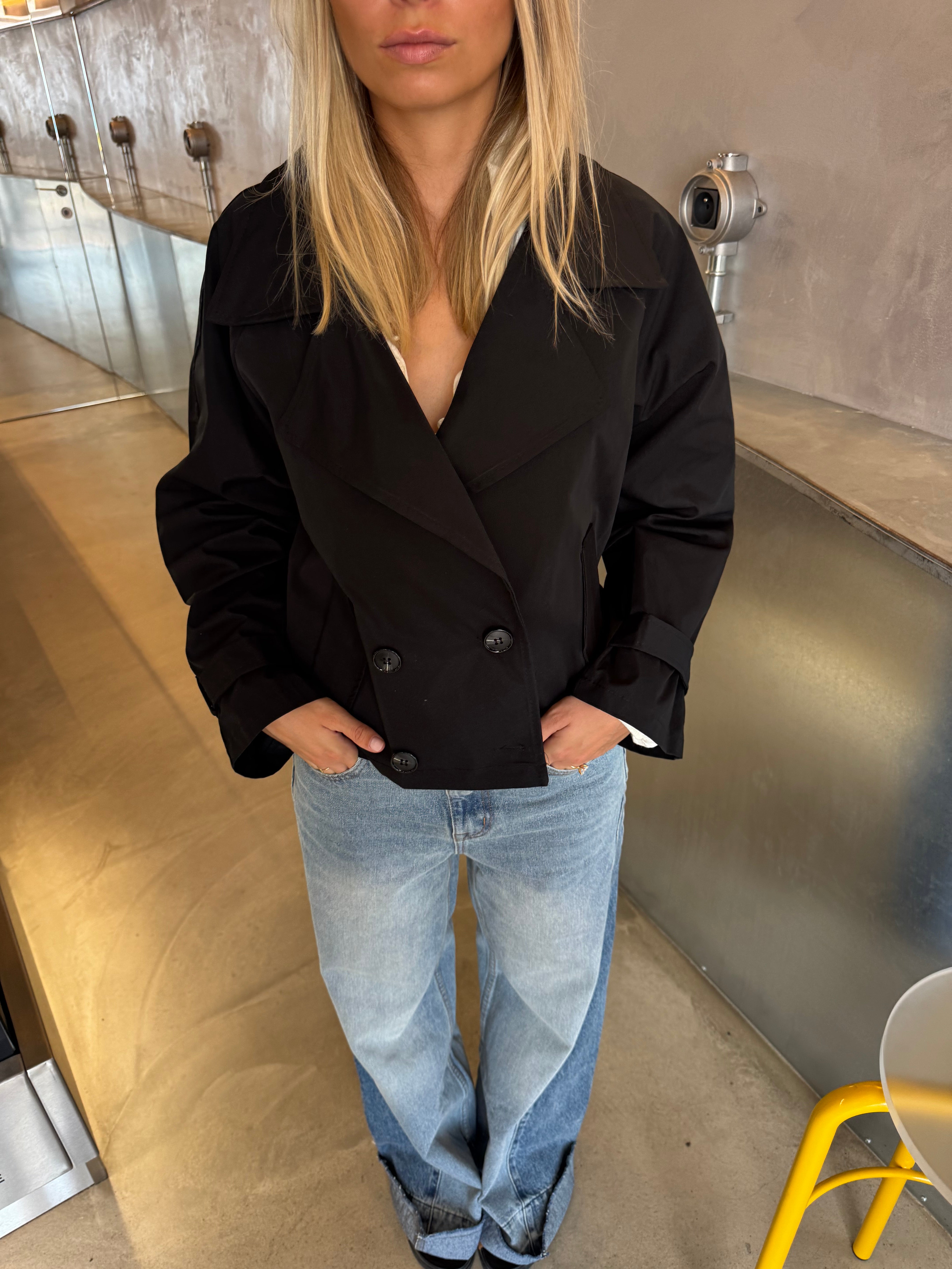 Trench Agathe noir
