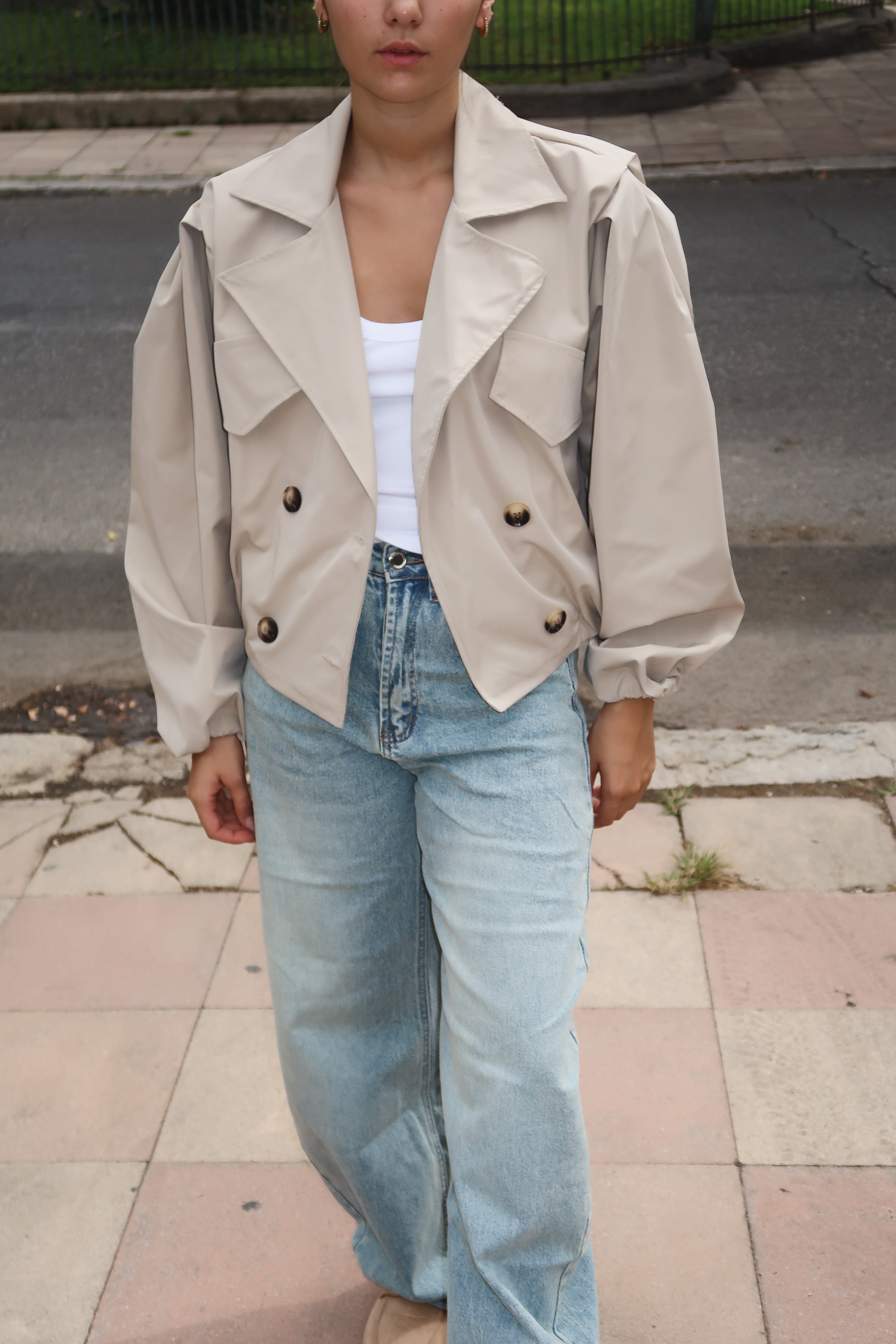 Trench Tessa beige