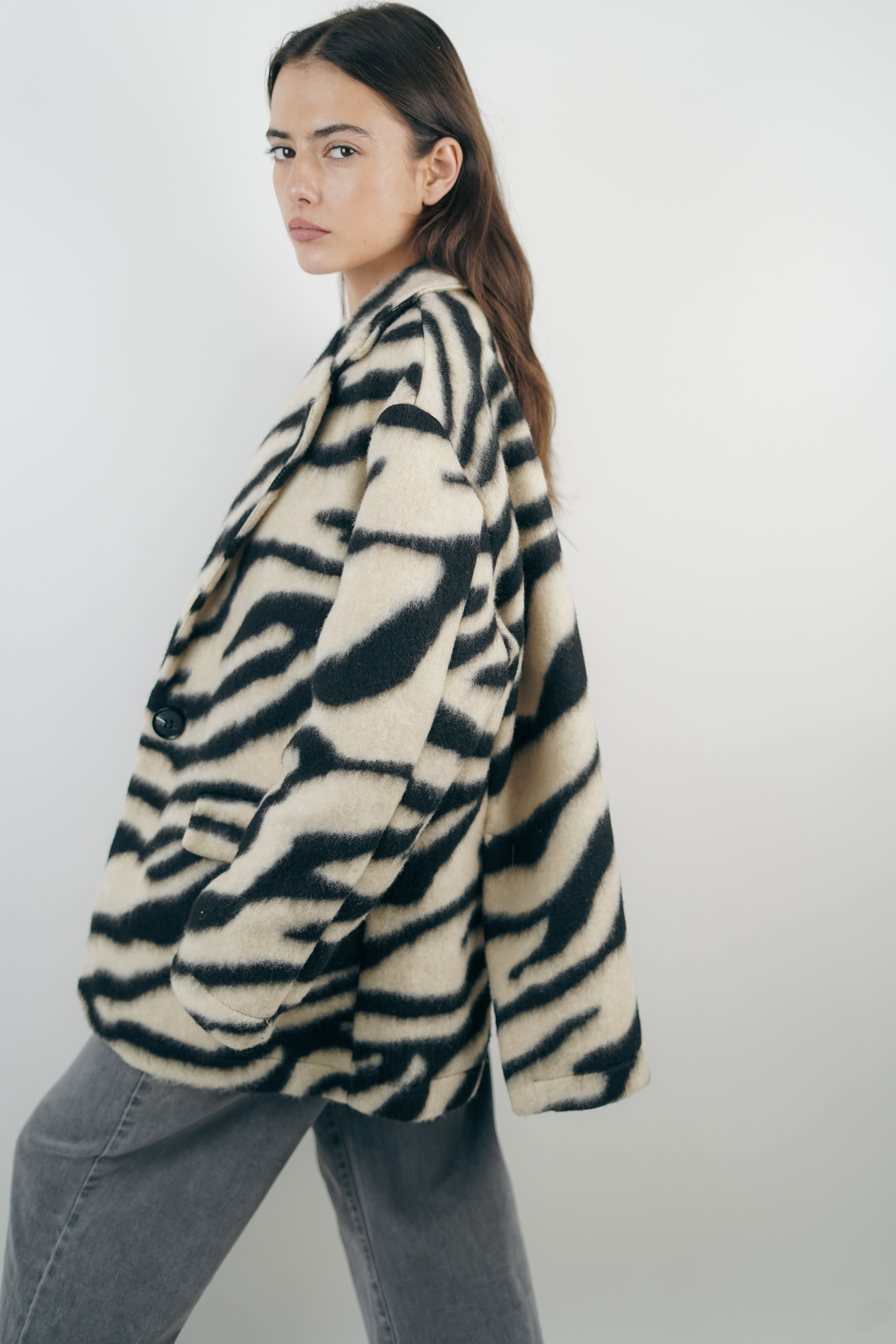 Zebra coat