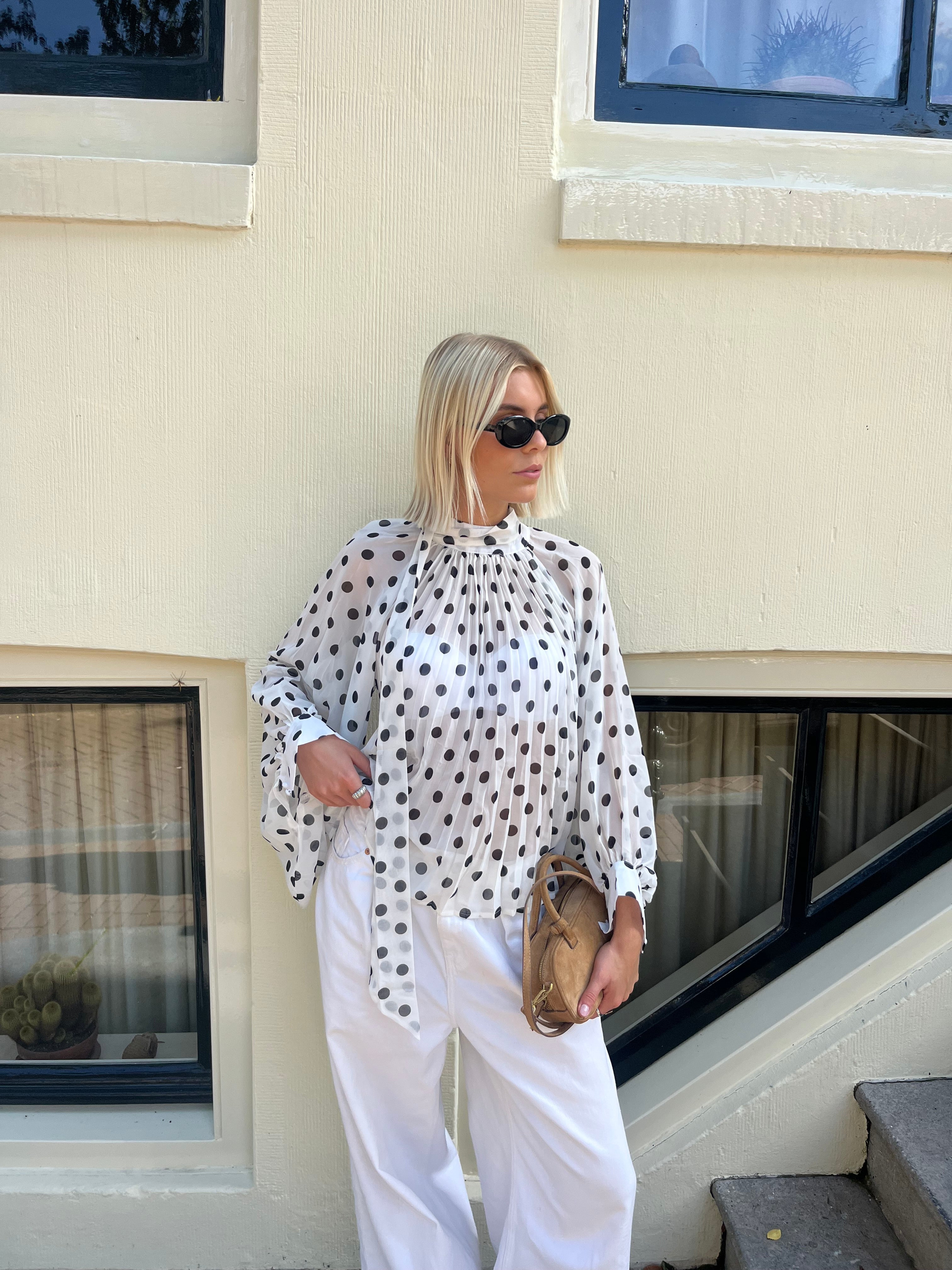 White Eleanor blouse