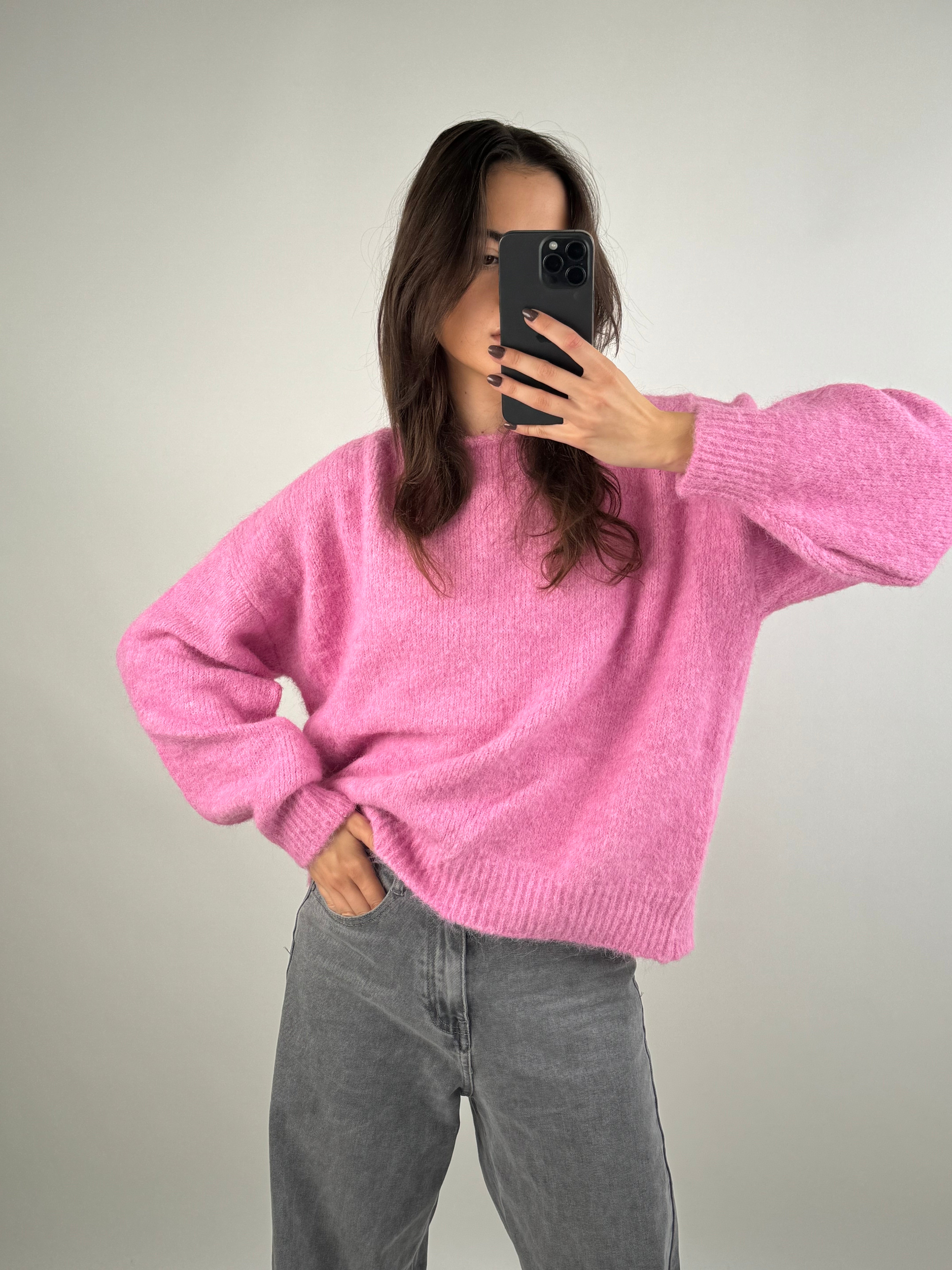 Ella pink sweater