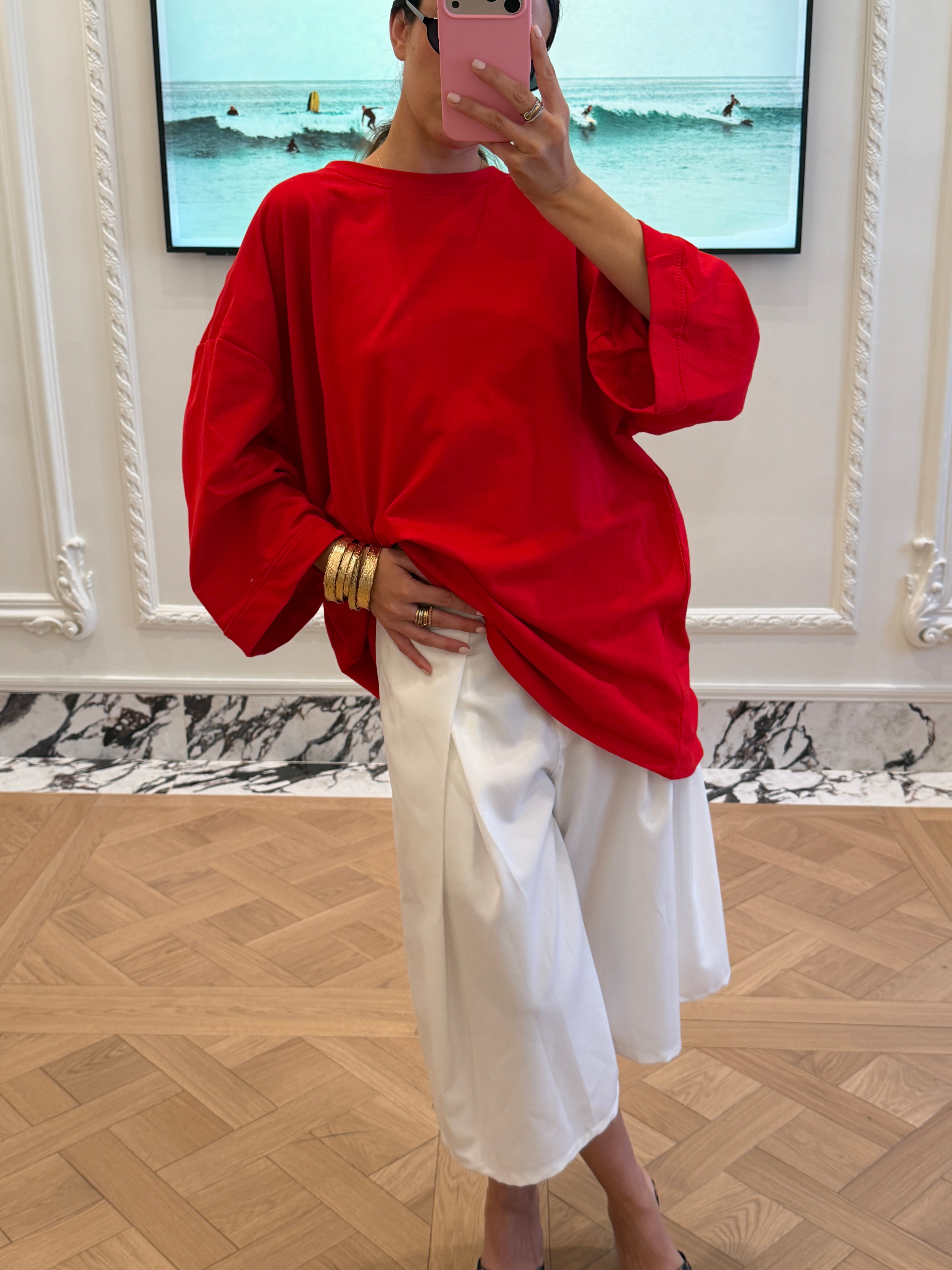 Tee-shirt Cecile rouge