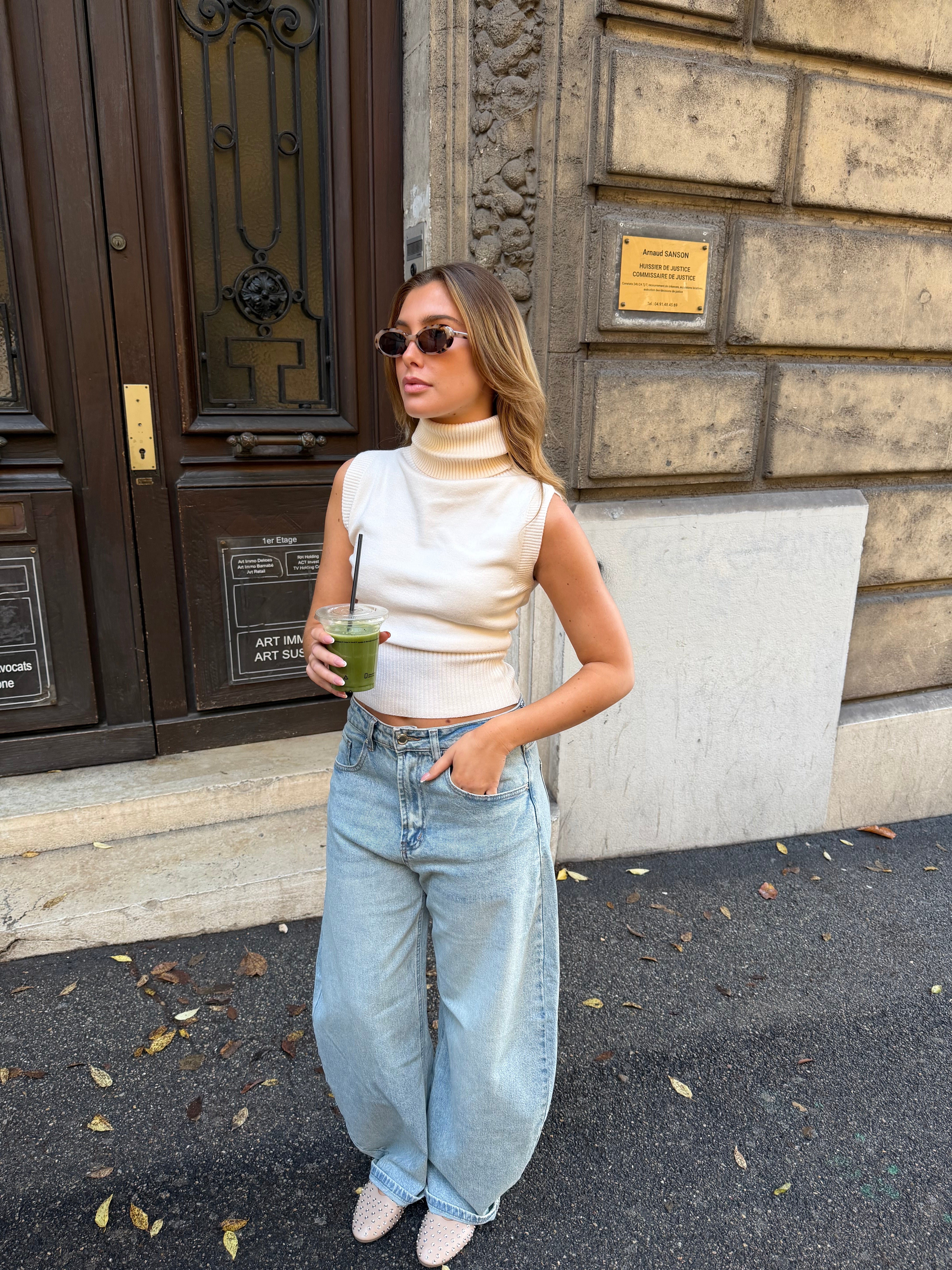 Valeria cremefarbener Pullover