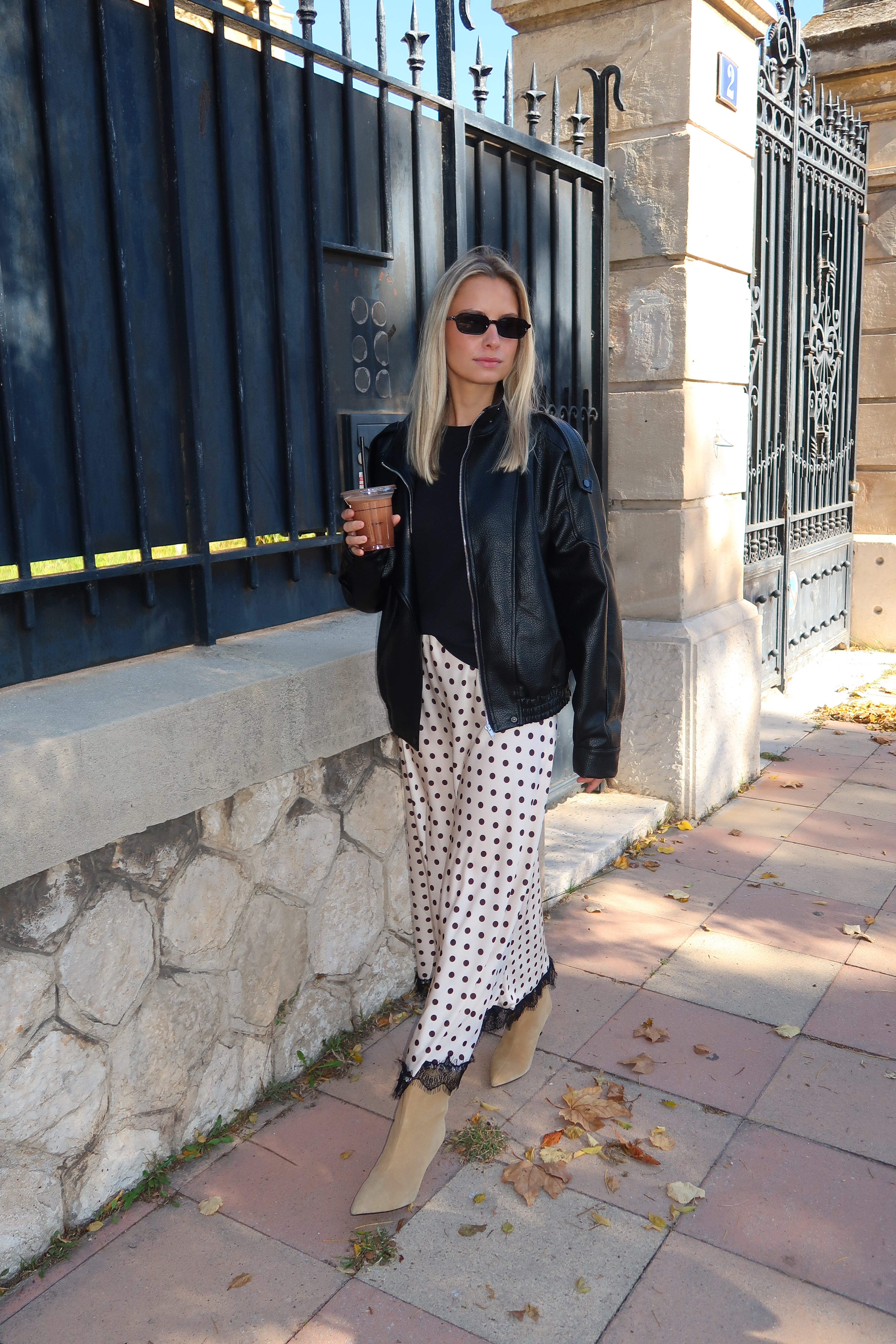 Clothilde beige skirt