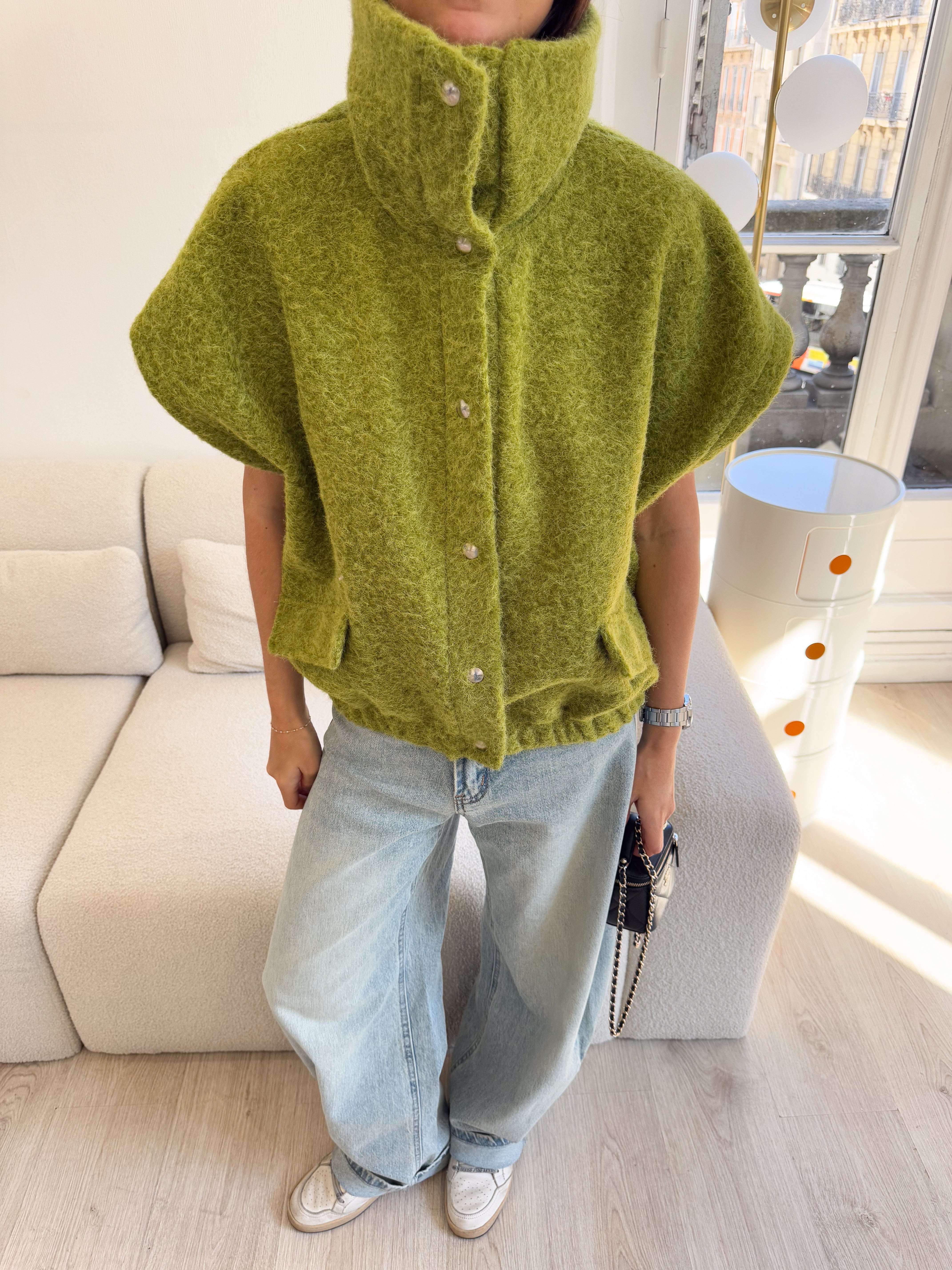 Veste Anais vert olive