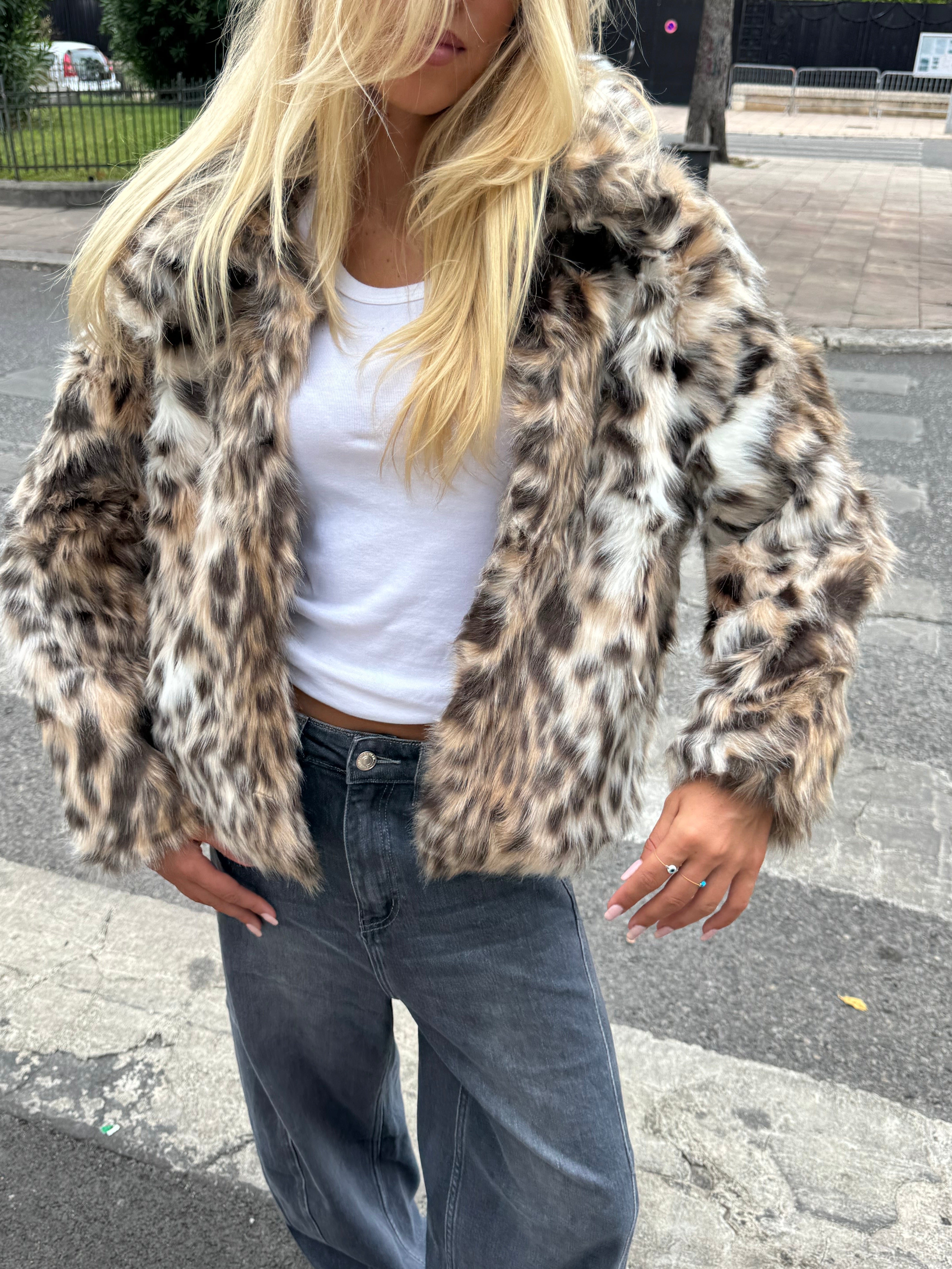 Veste fausse fourrure Chloé