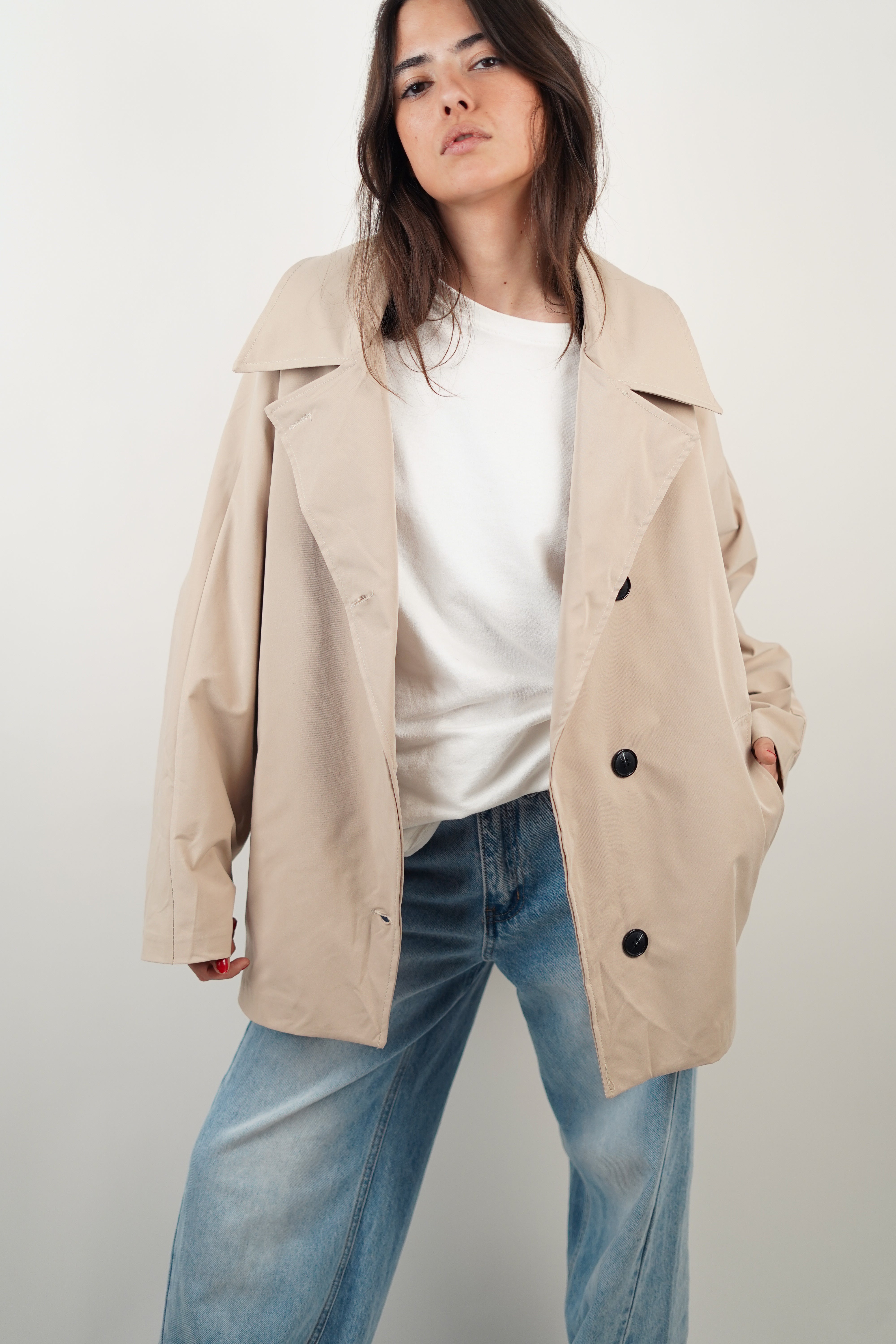 Ella beige Trenchcoat