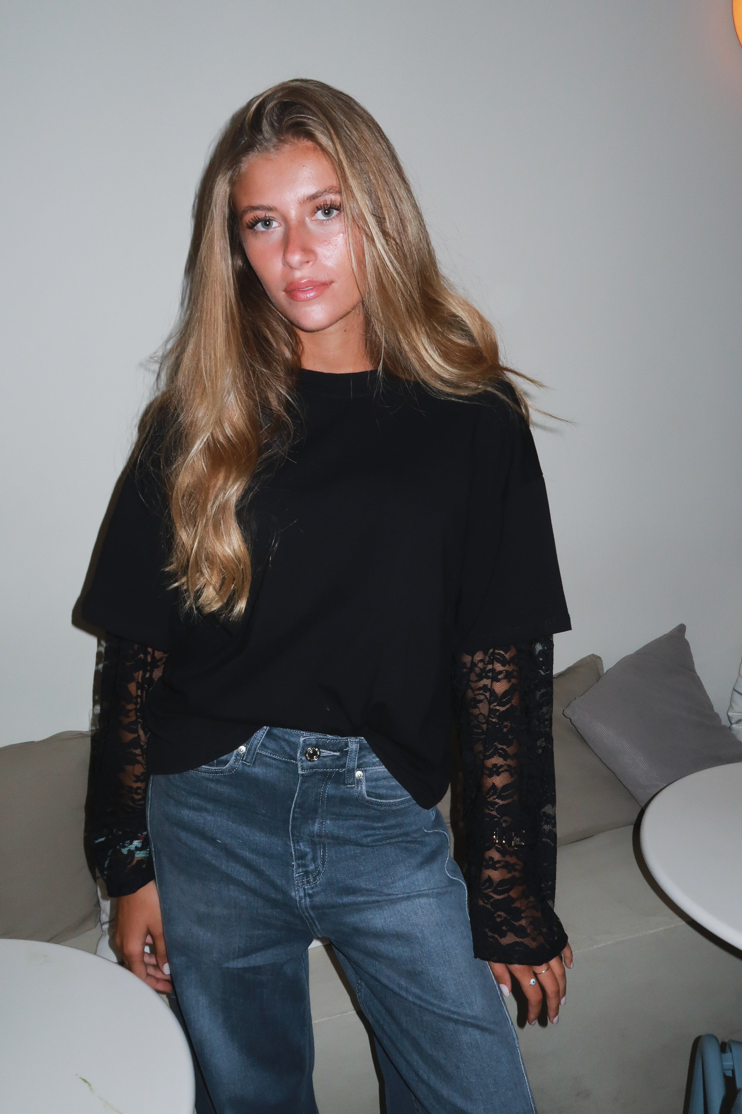 Lena schwarzes T-Shirt