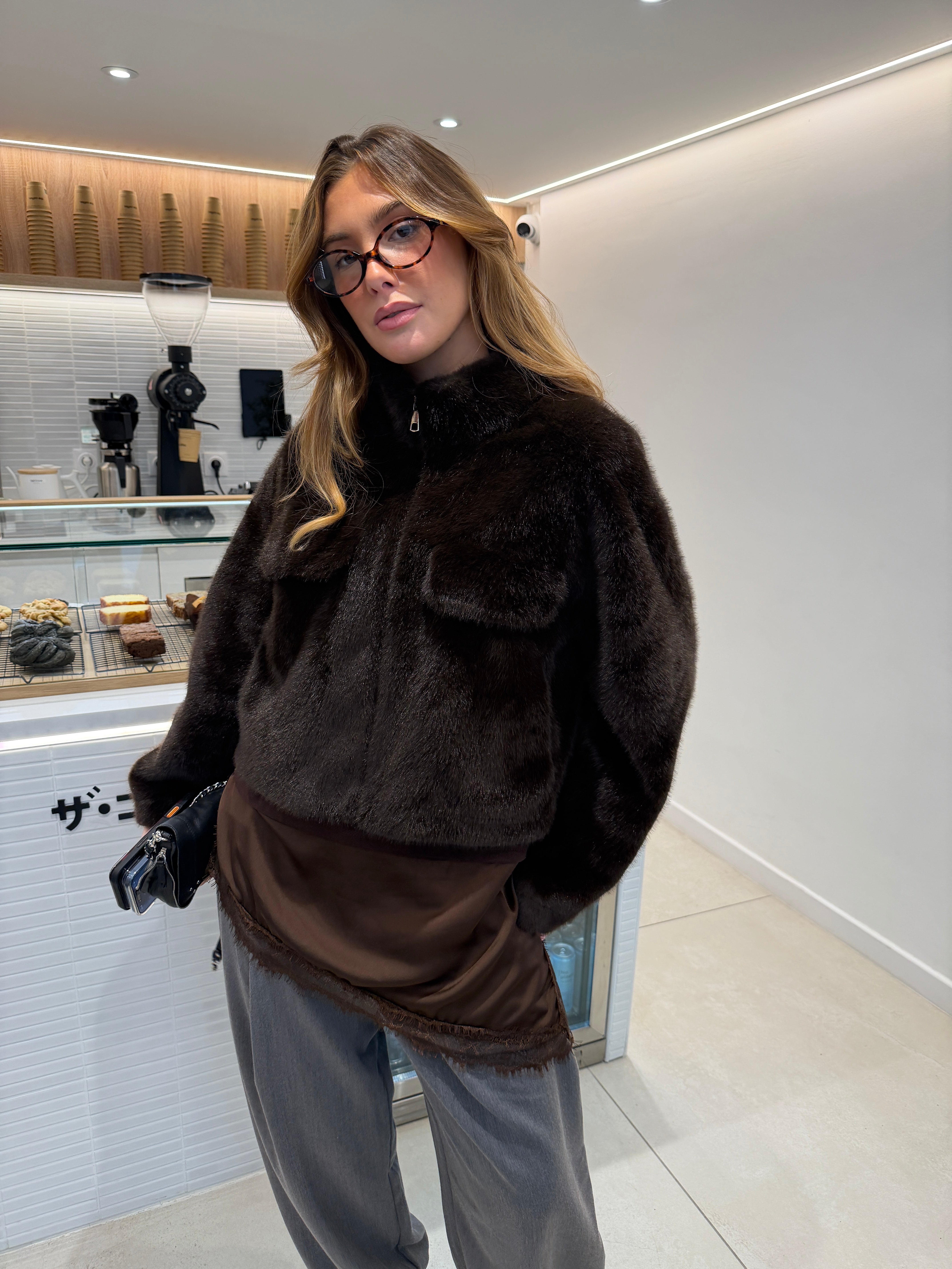 Braune Heloise-Jacke