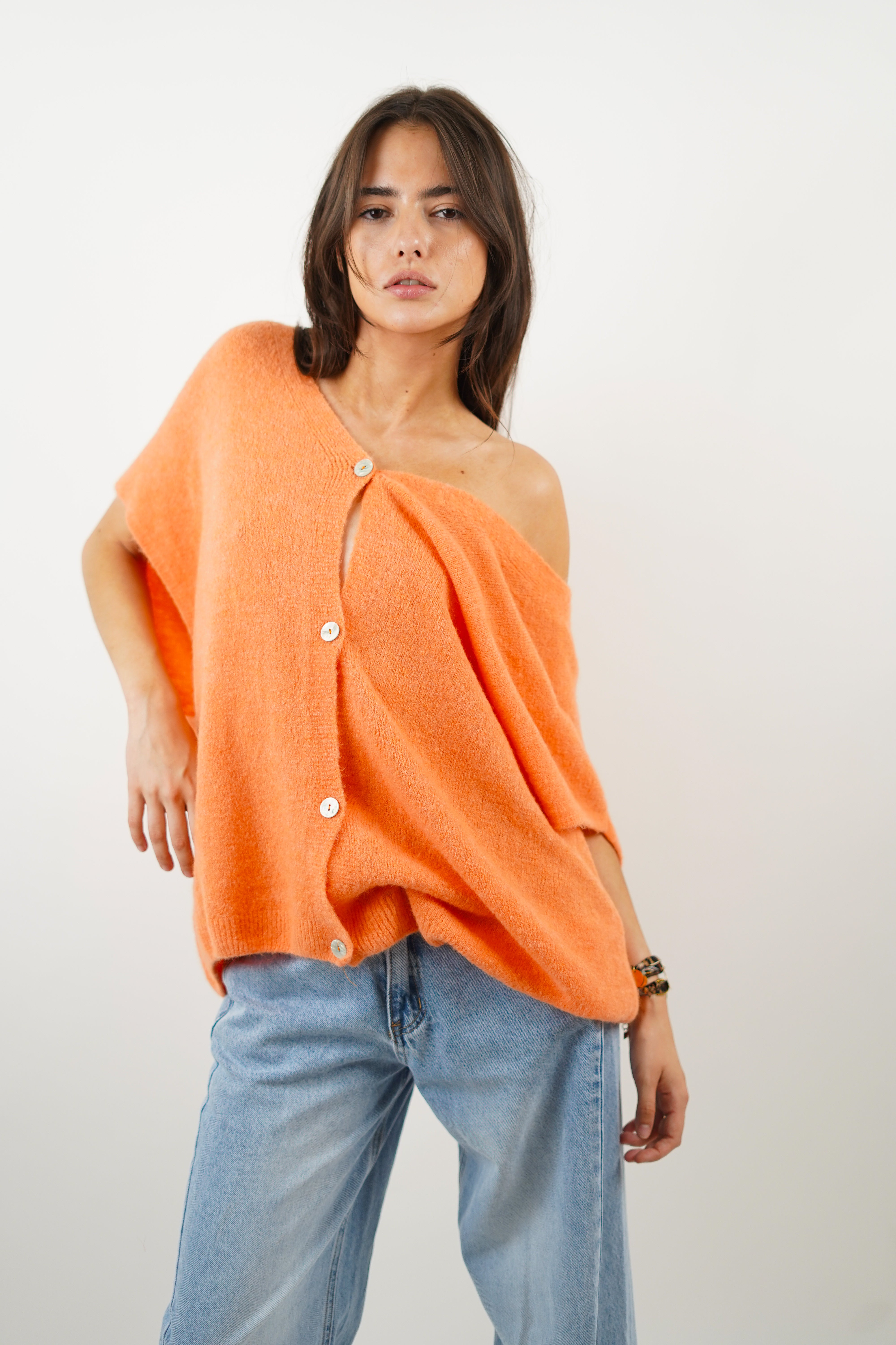 Orange Margot vest