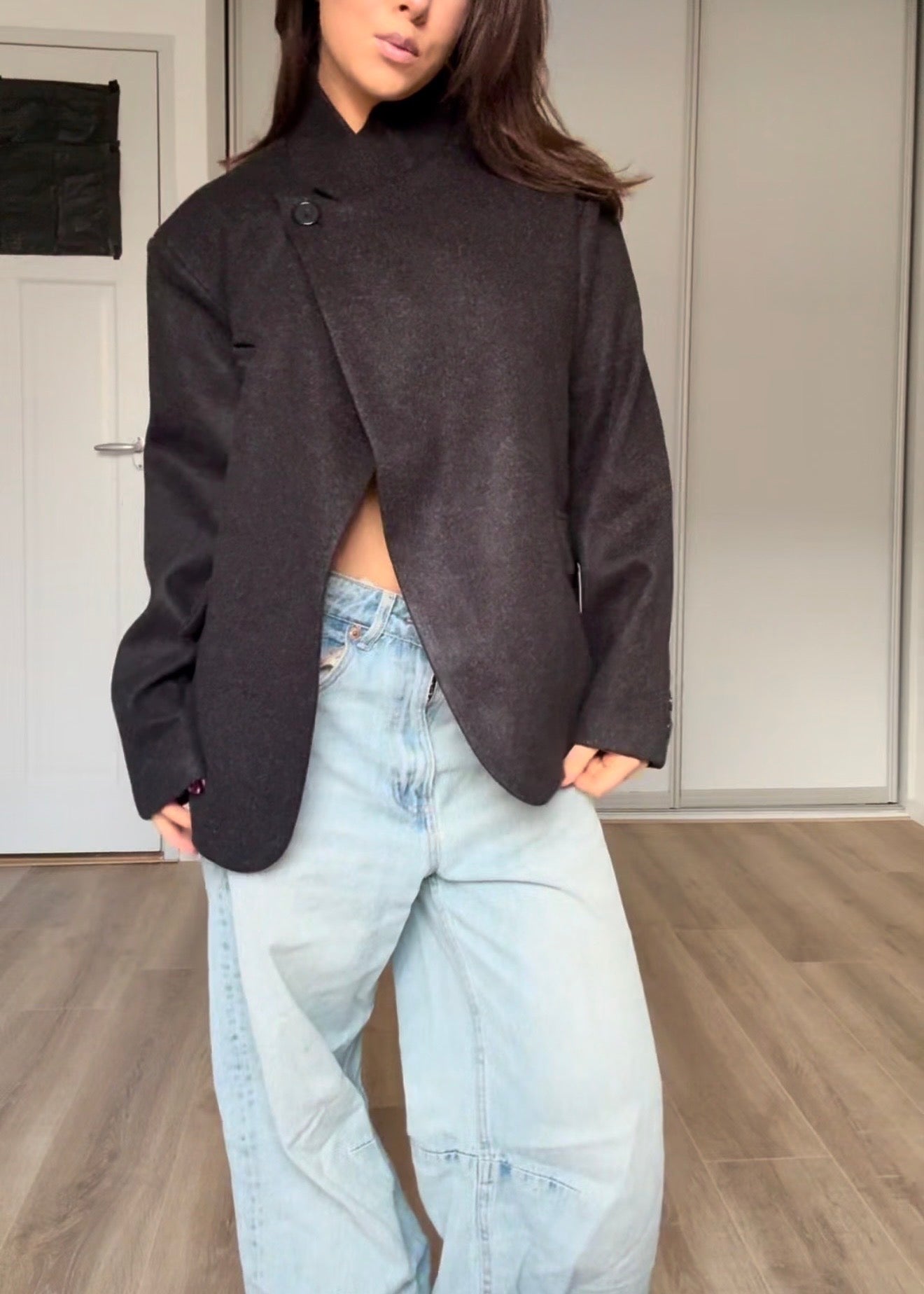 Blazer Naomi gris anthracite