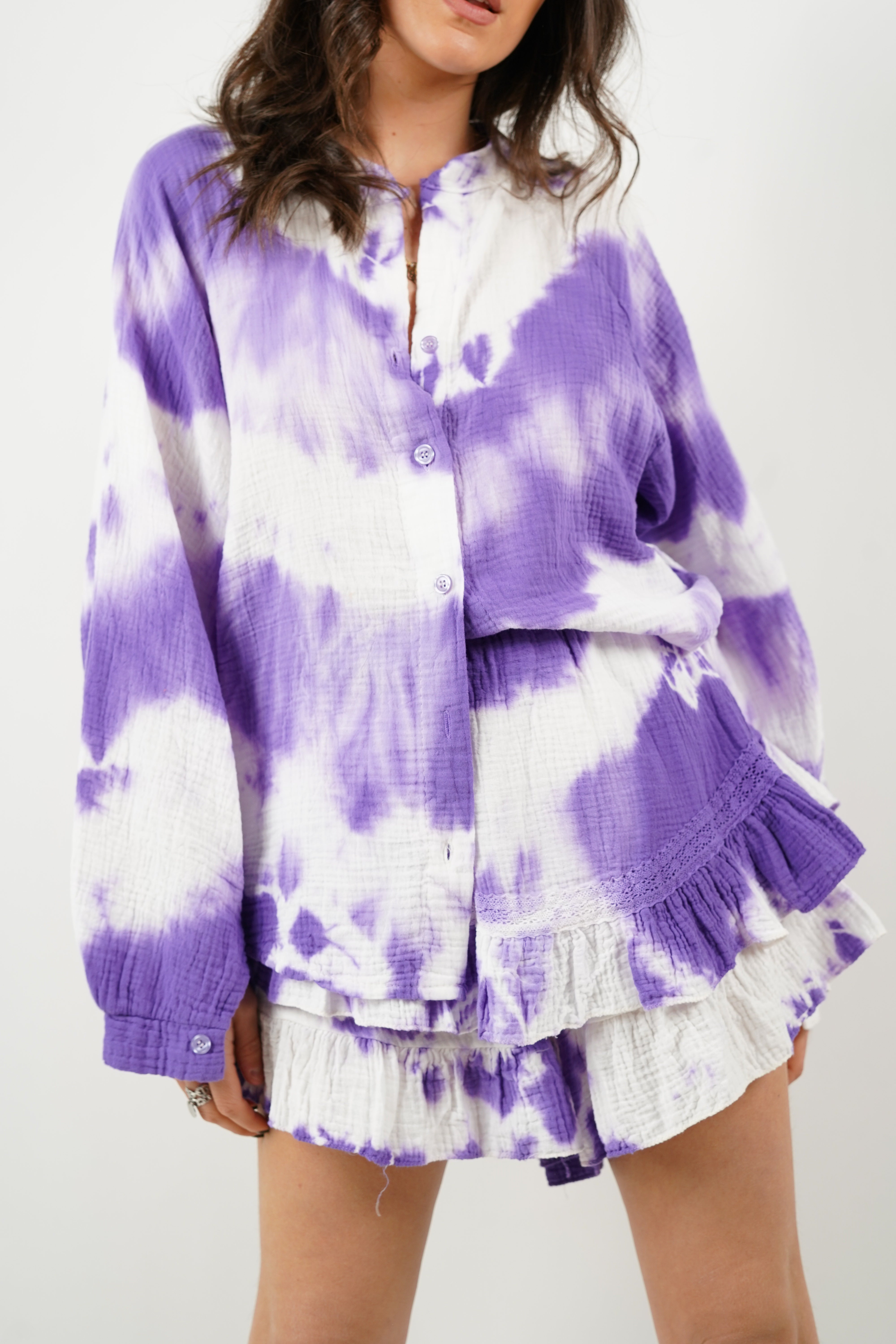 Ensemble tie&dye violet