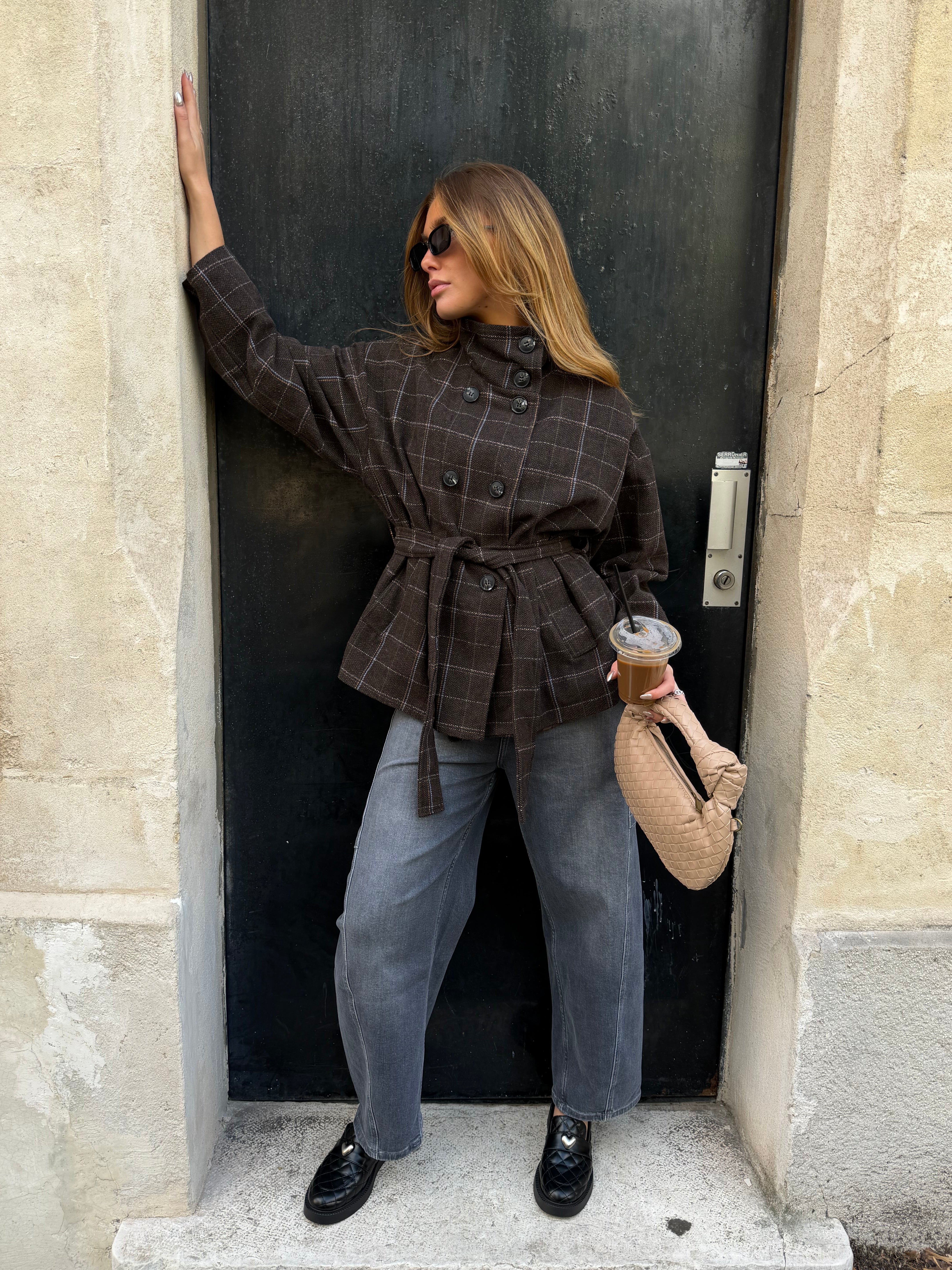 Freya brauner Mantel