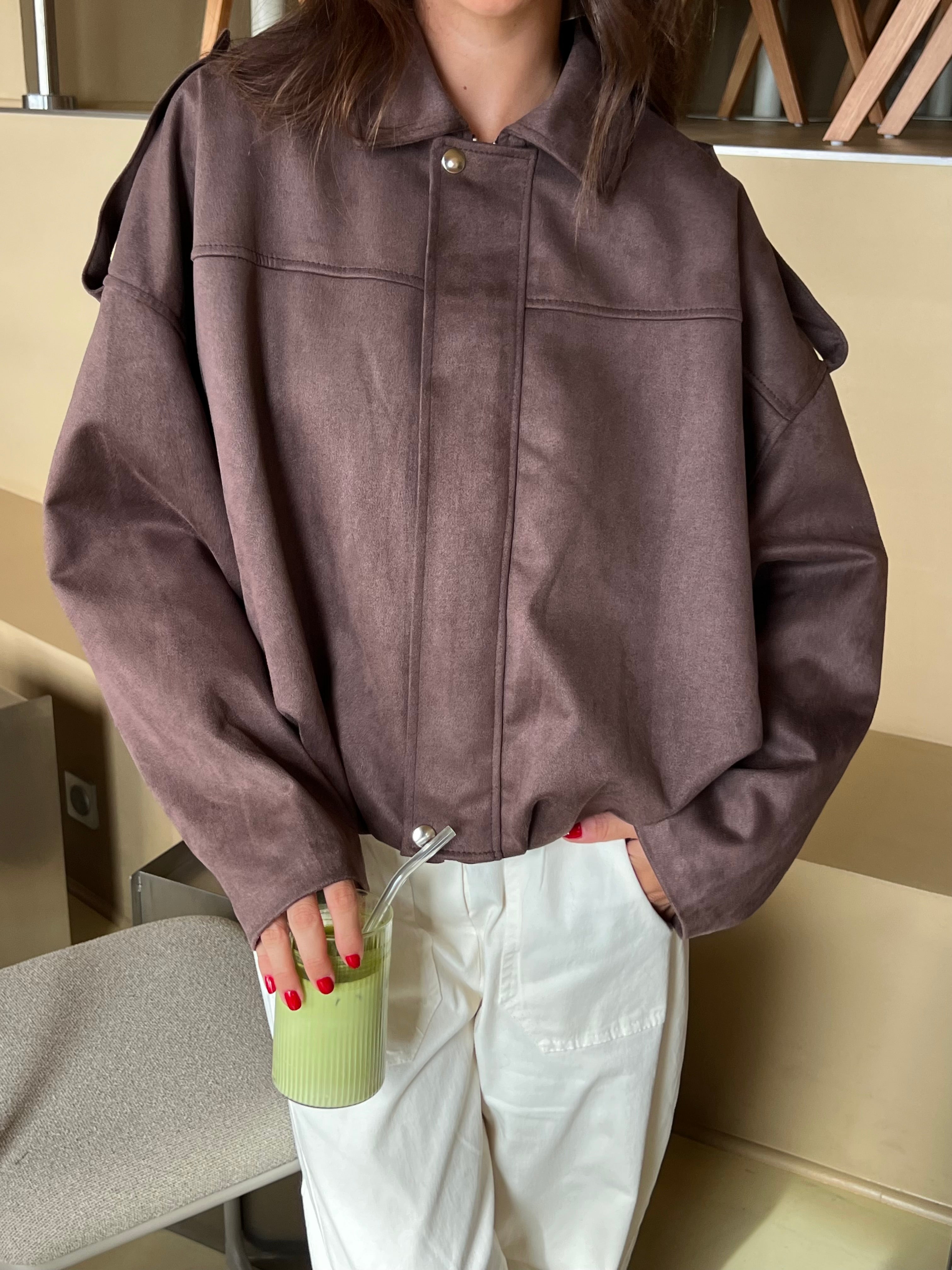 Veste Perrine marron