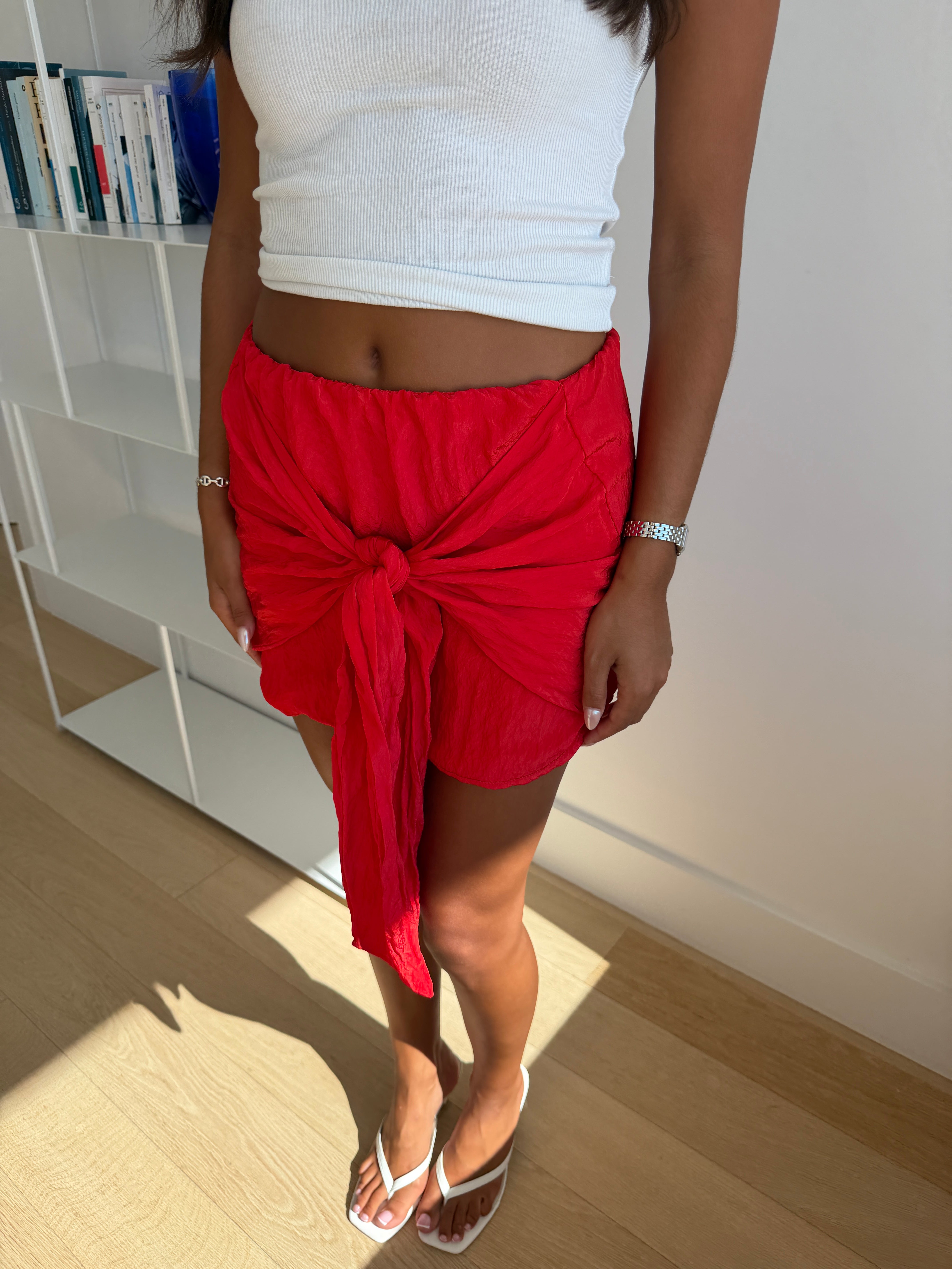 Jupe Melina rouge
