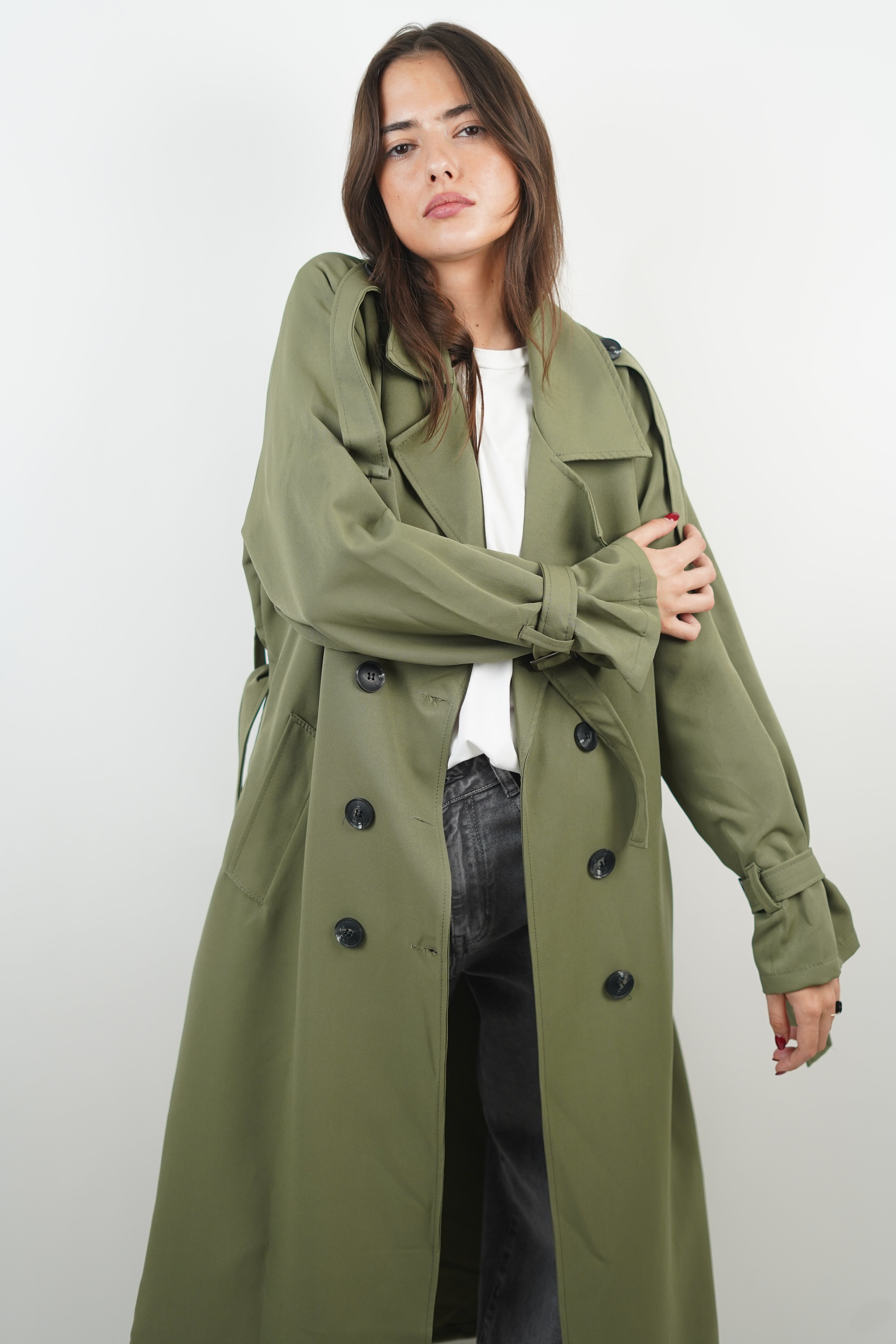 Lola Khaki-Trenchcoat