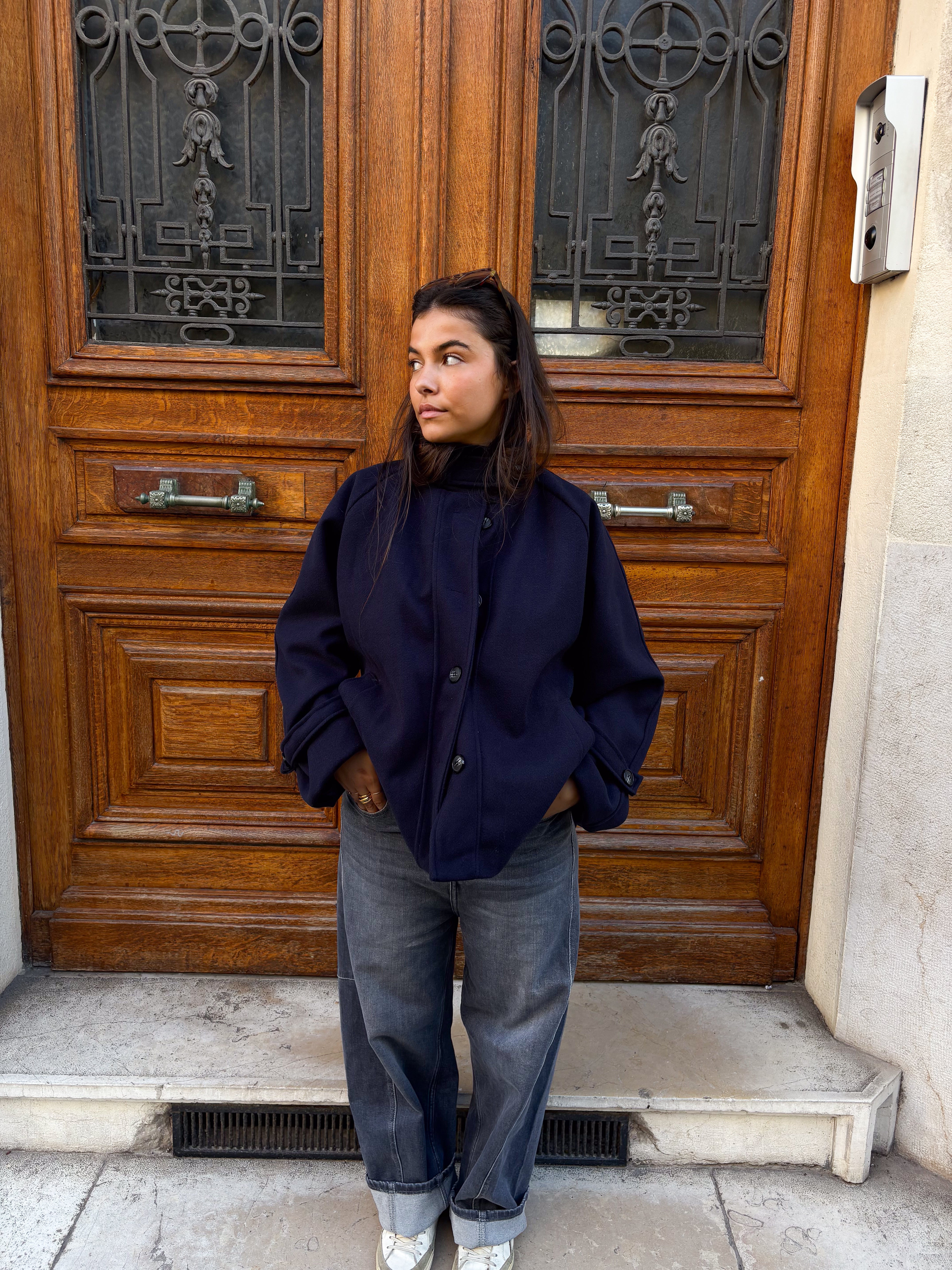 Manteau Calix bleu marine