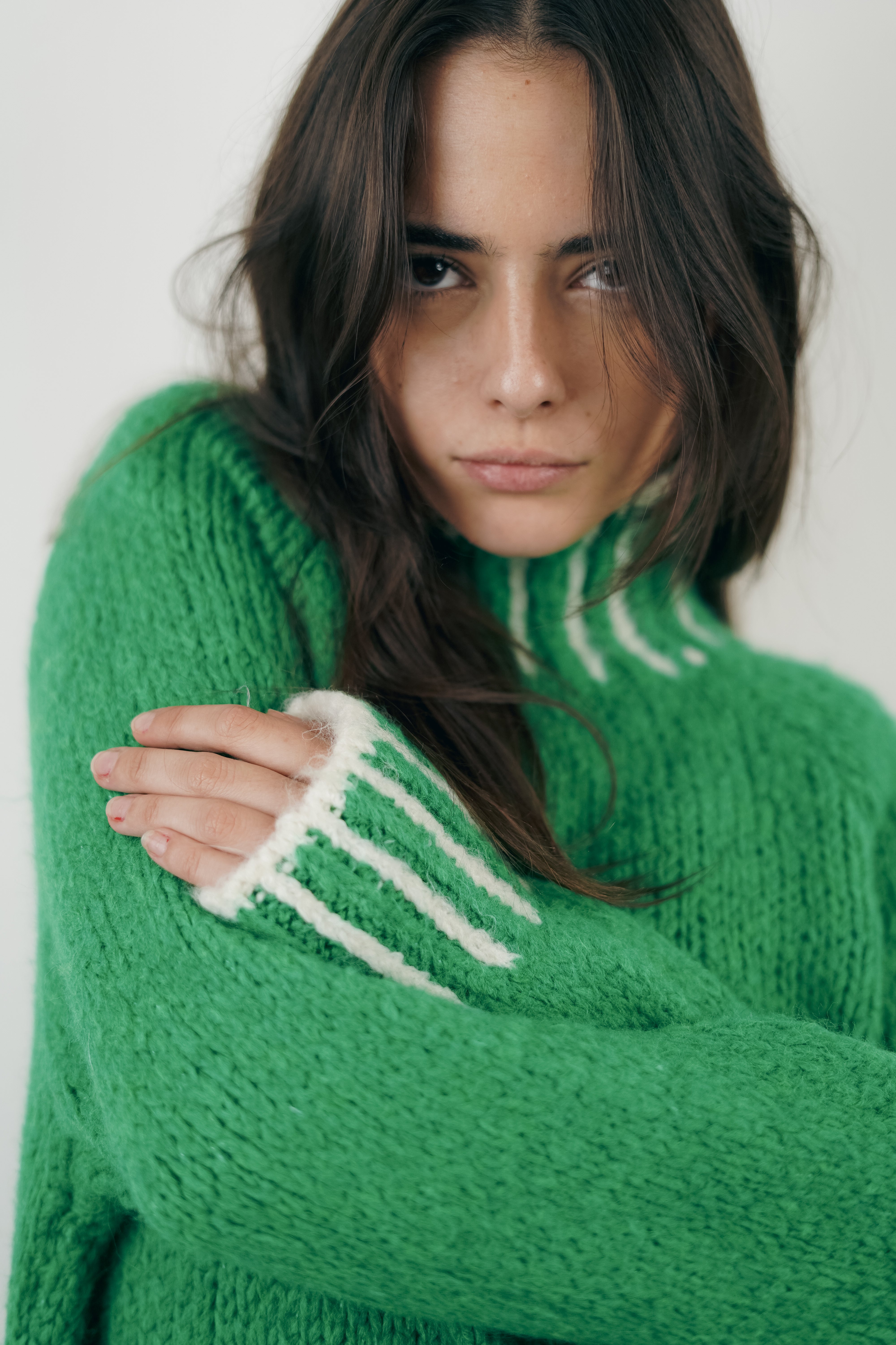 Gena green sweater