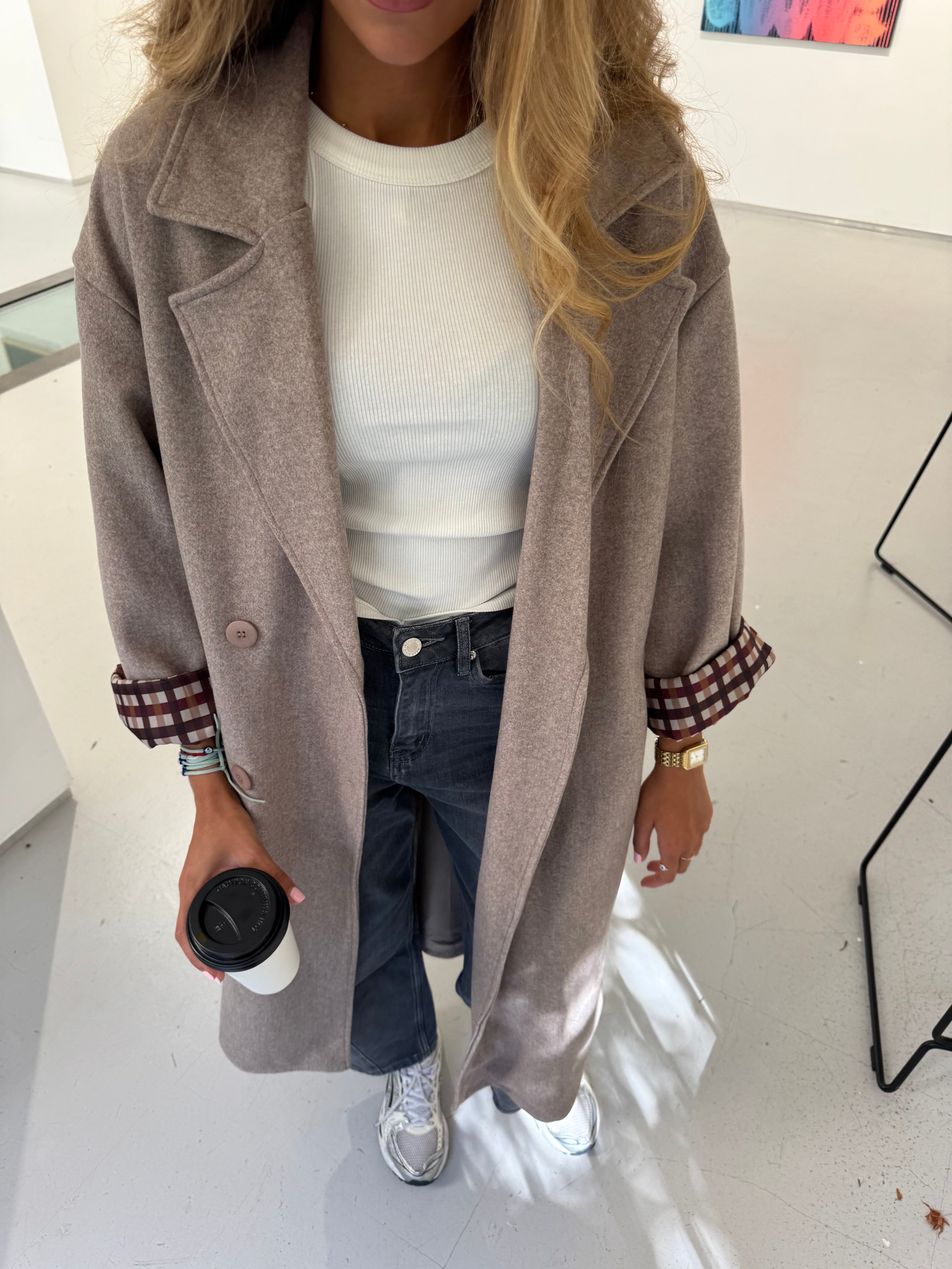 Charlie taupe coat