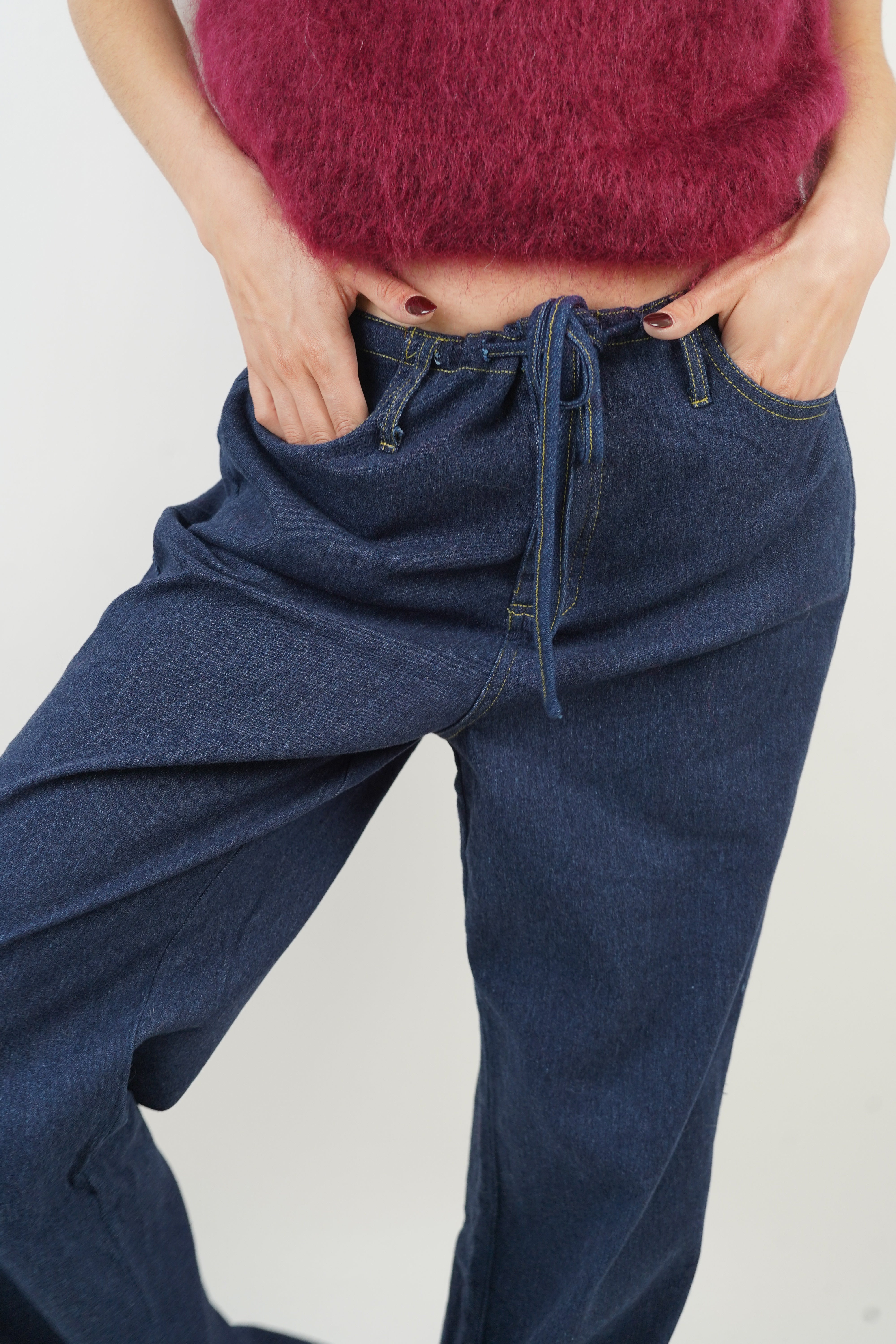 Arya denim effect pants