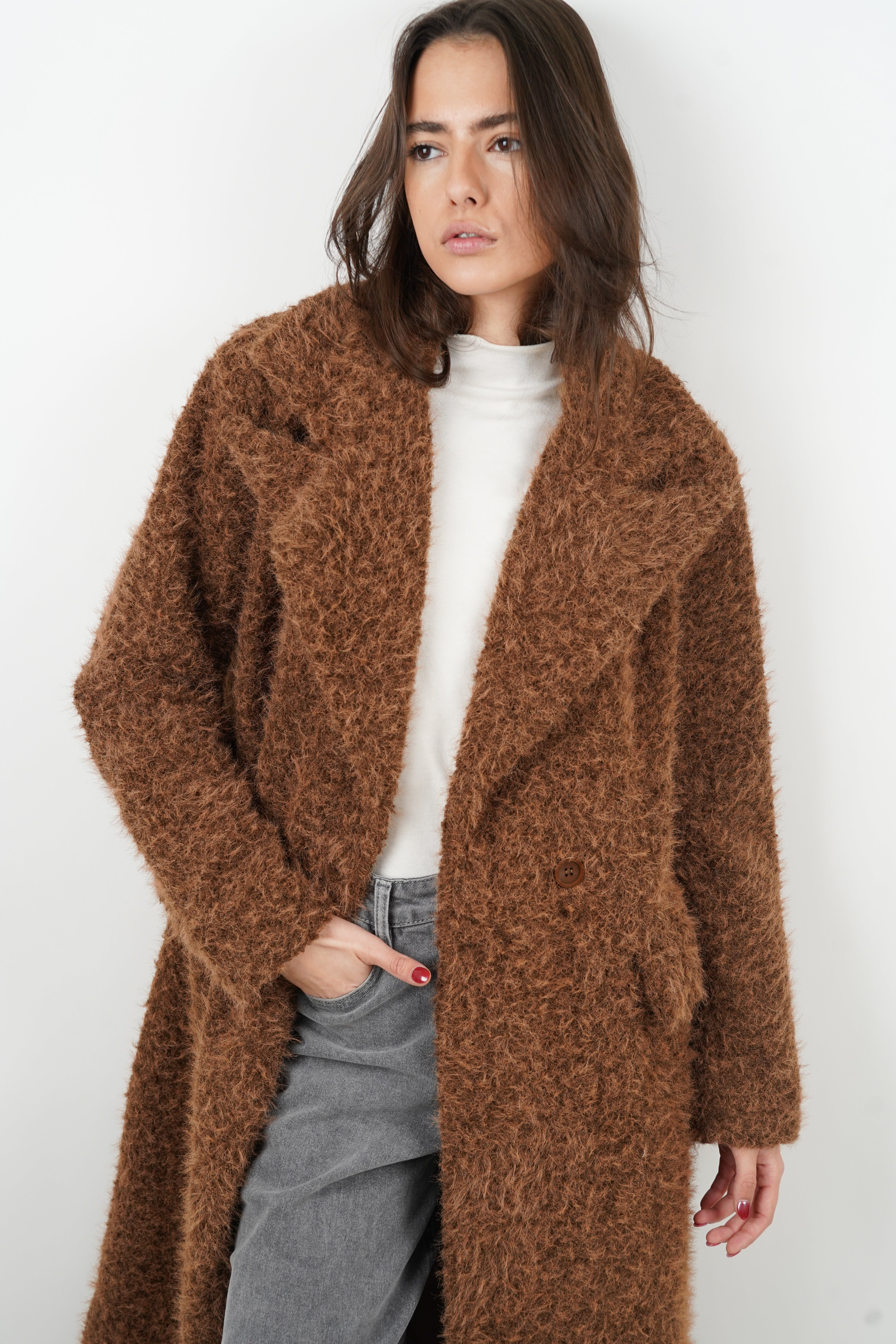 Ella brown coat