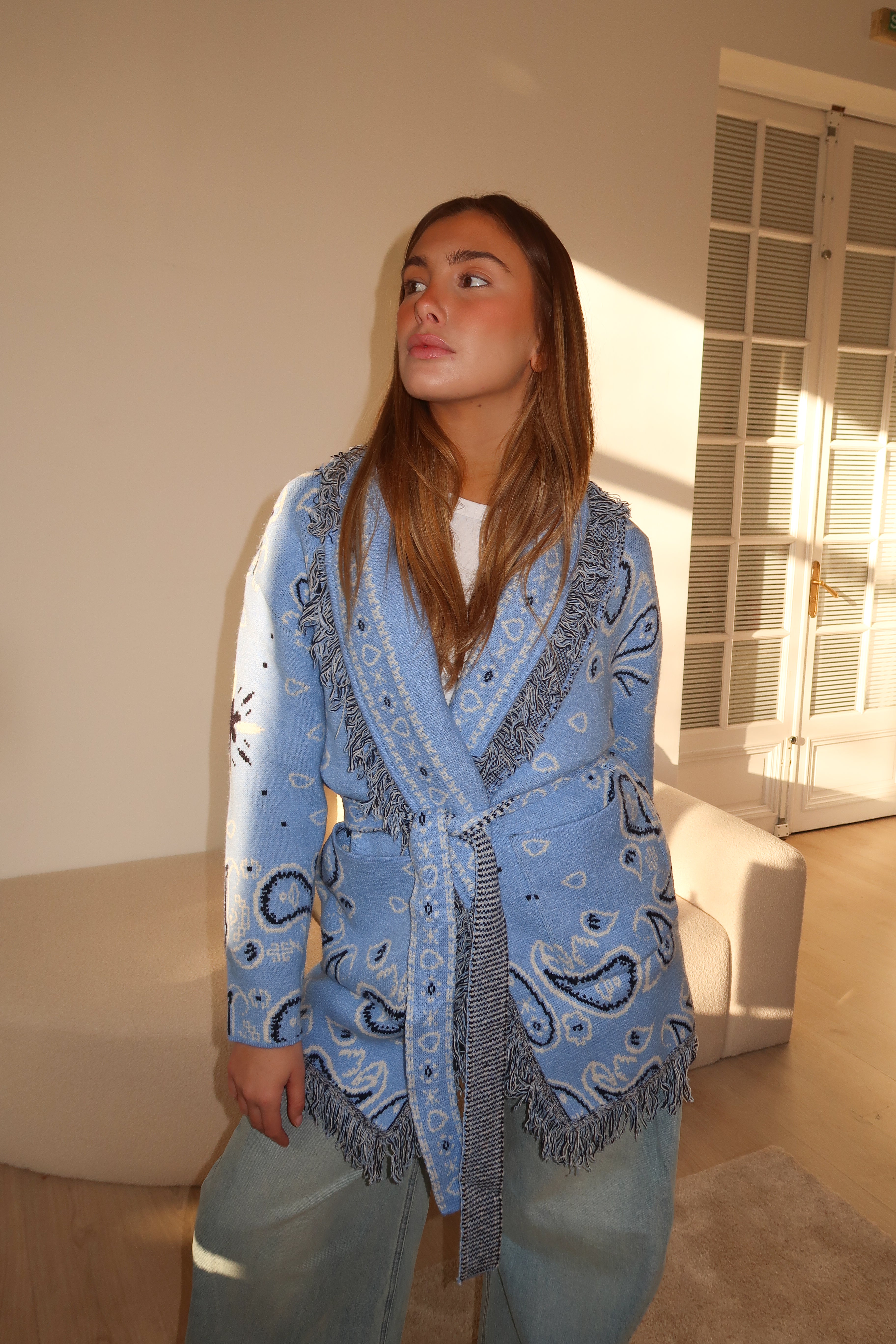 Gilet Suzanne bleu