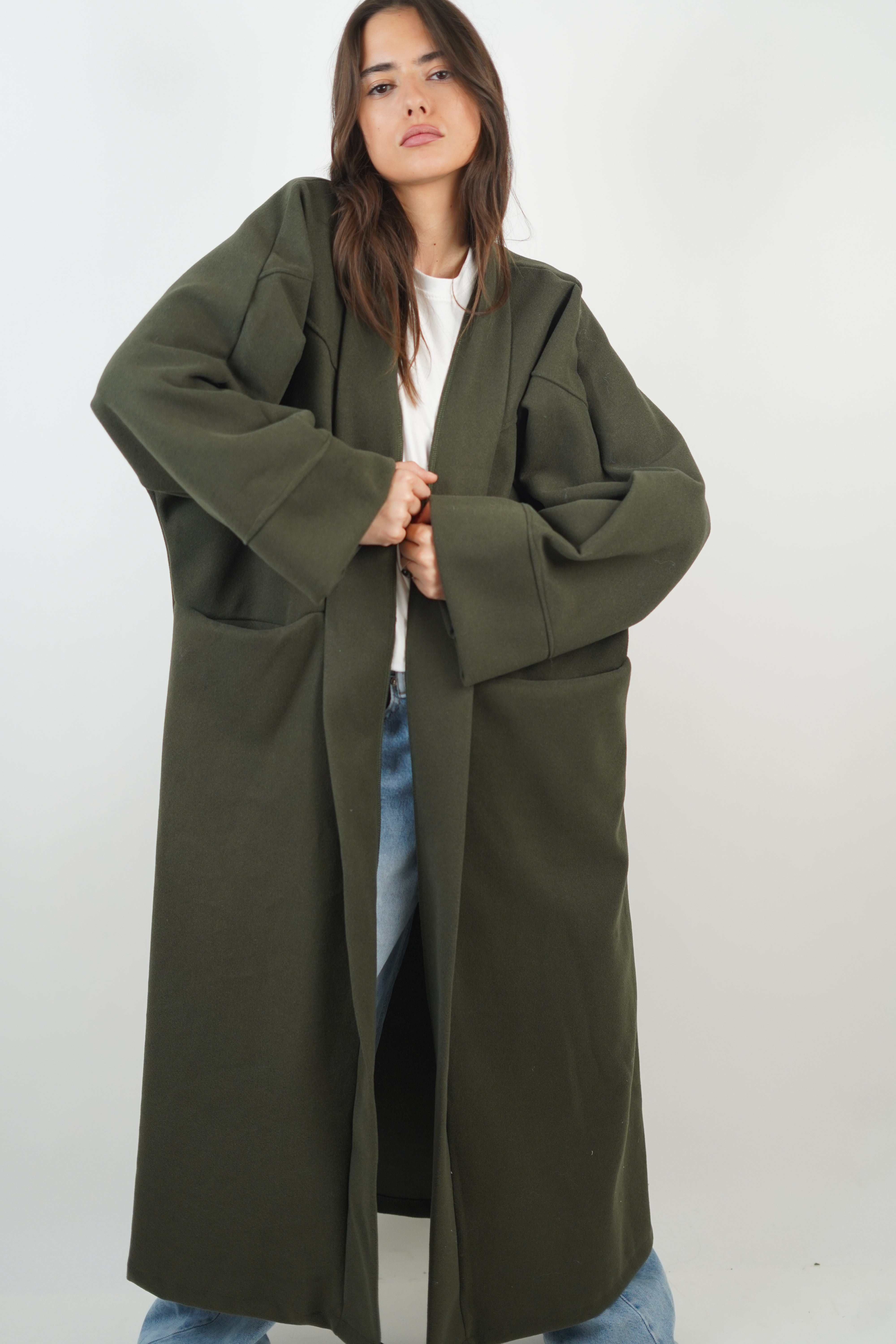 Manteau Lya kaki