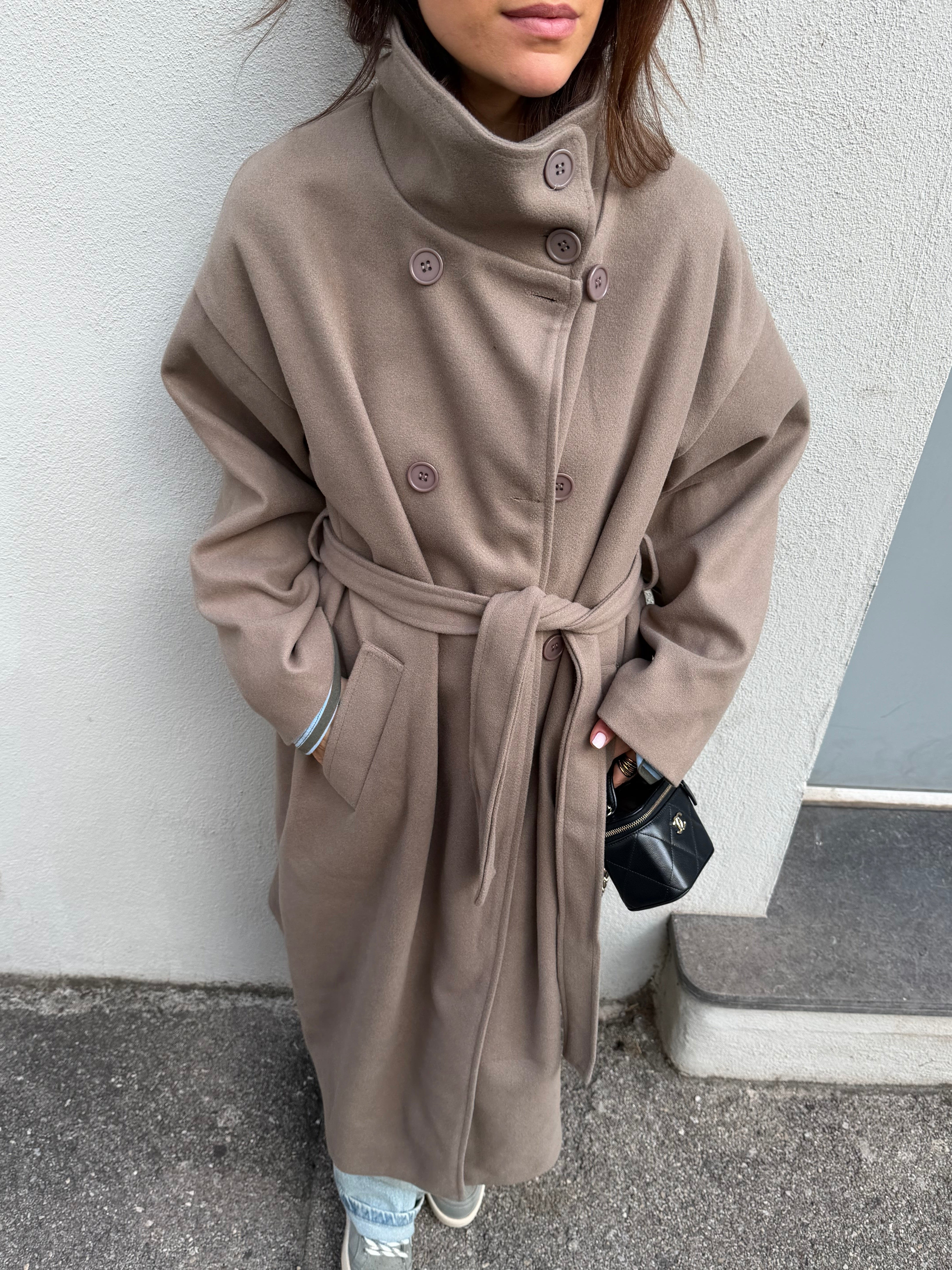 Manteau Joyce taupe